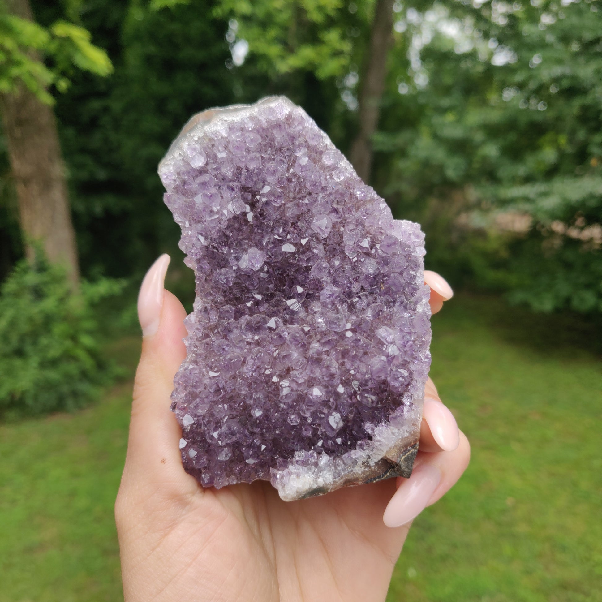 Amethyst Geode Free Form, Cut Base (#22) - Simply Affinity