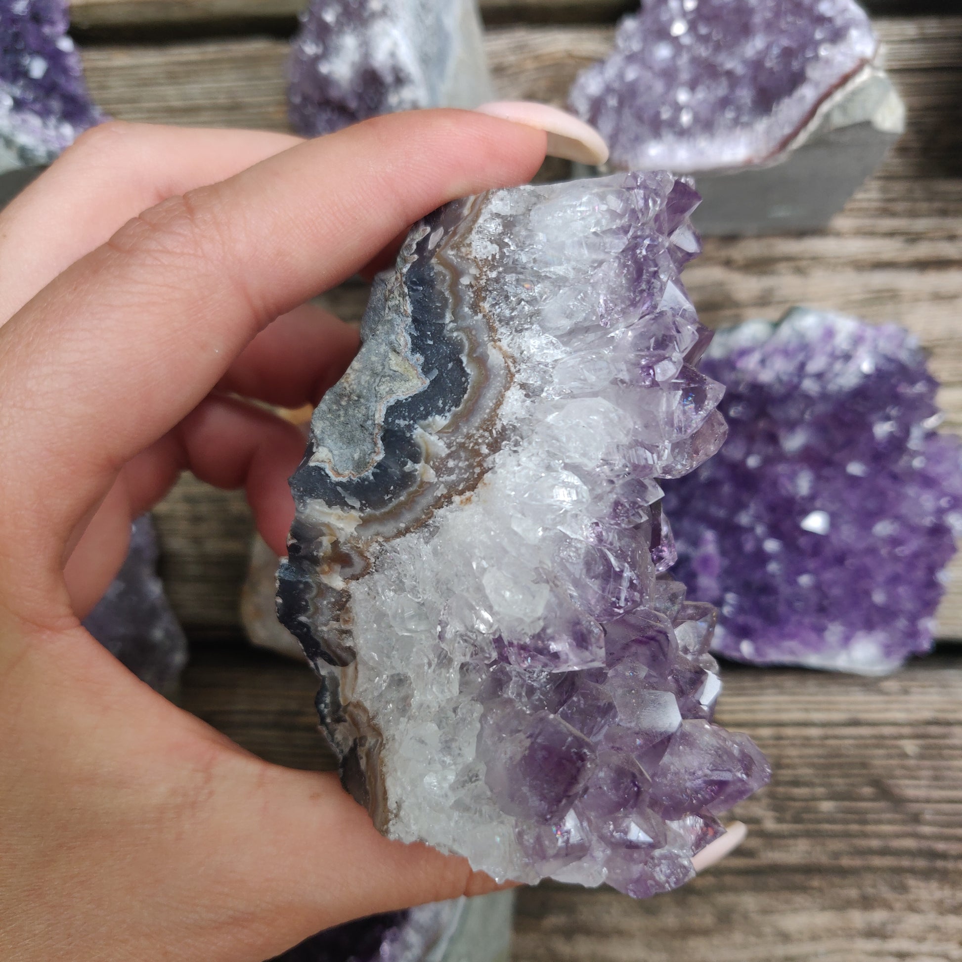 Amethyst Geode Free Form, Cut Base (#17) - Simply Affinity