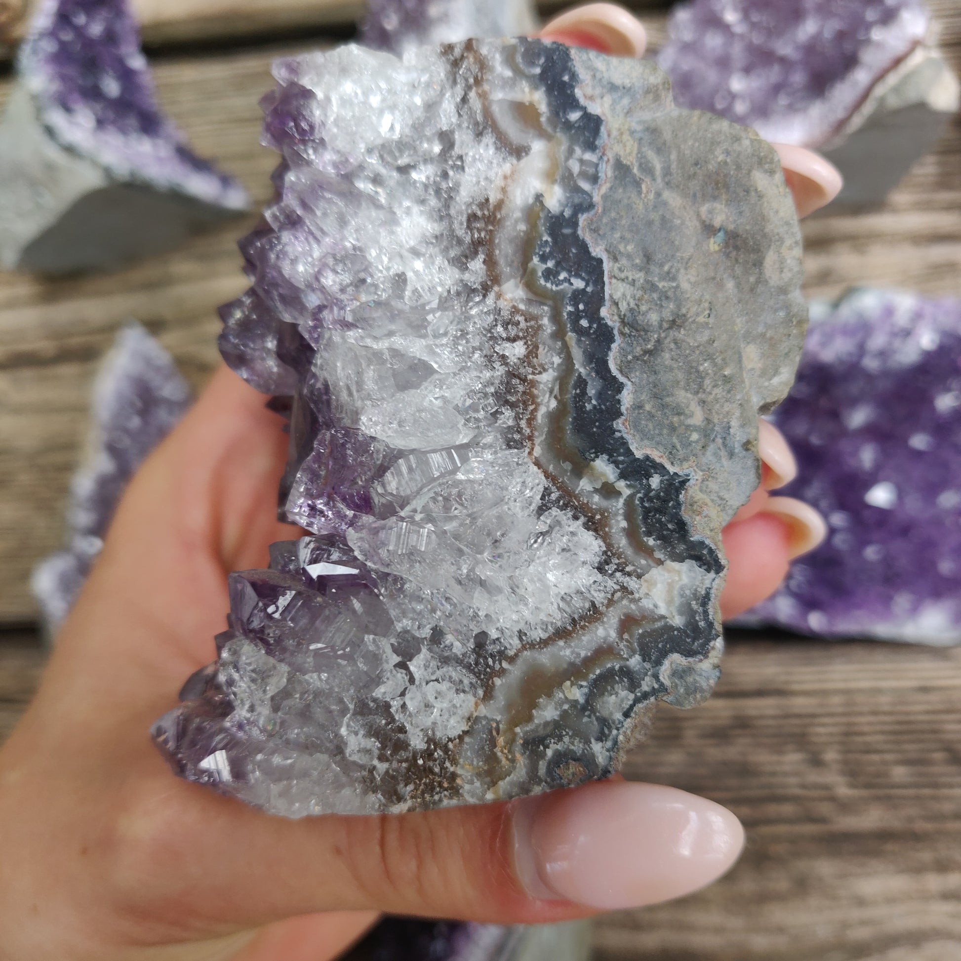 Amethyst Geode Free Form, Cut Base (#17) - Simply Affinity
