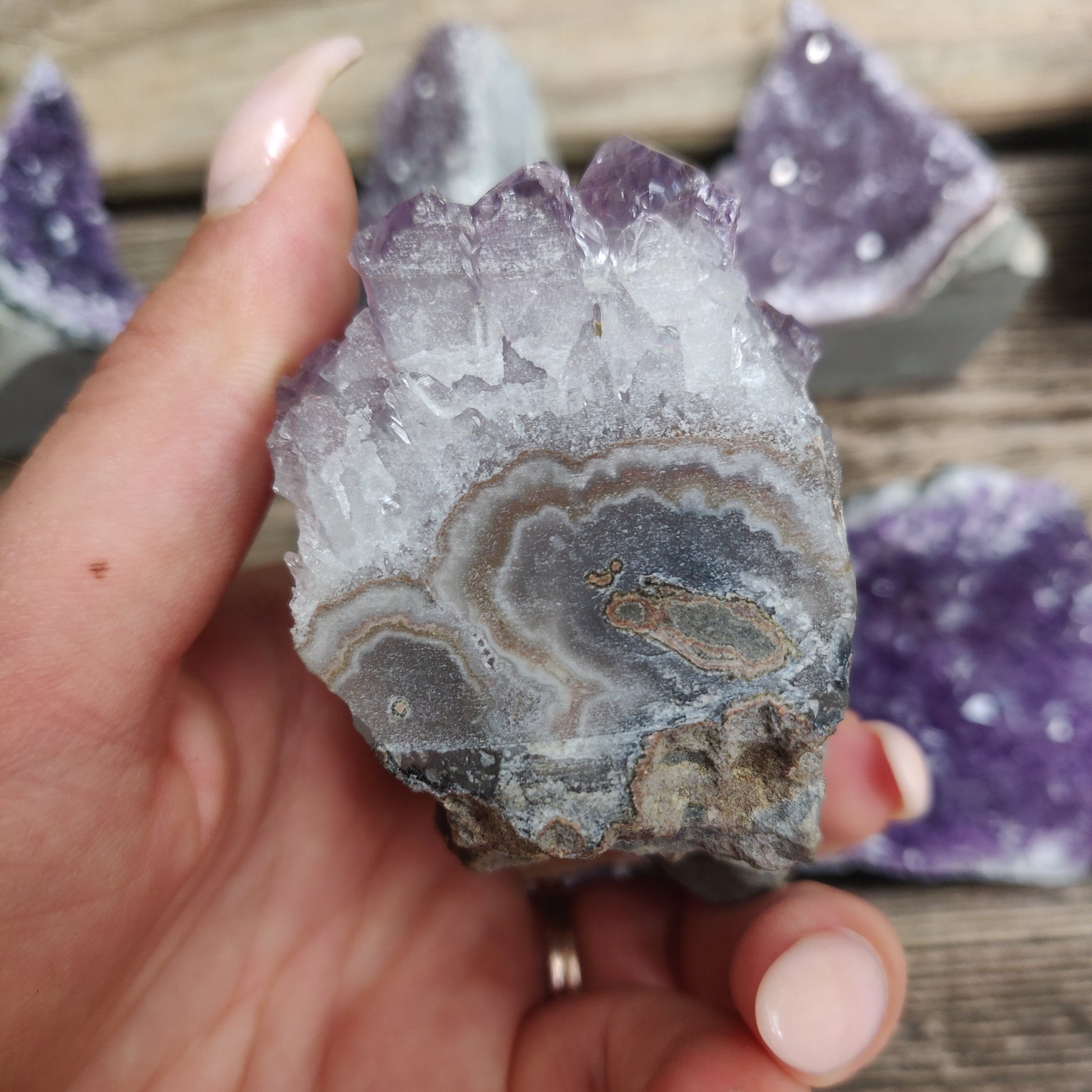 Amethyst Geode Free Form, Cut Base (#17) - Simply Affinity