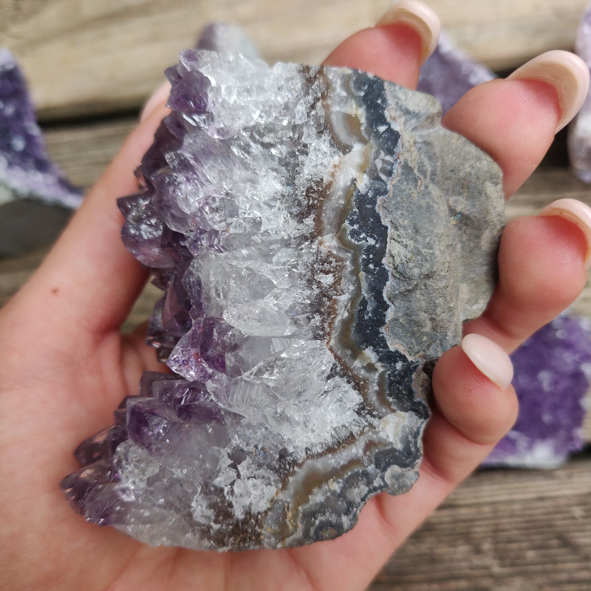Amethyst Geode Free Form, Cut Base (#17) - Simply Affinity