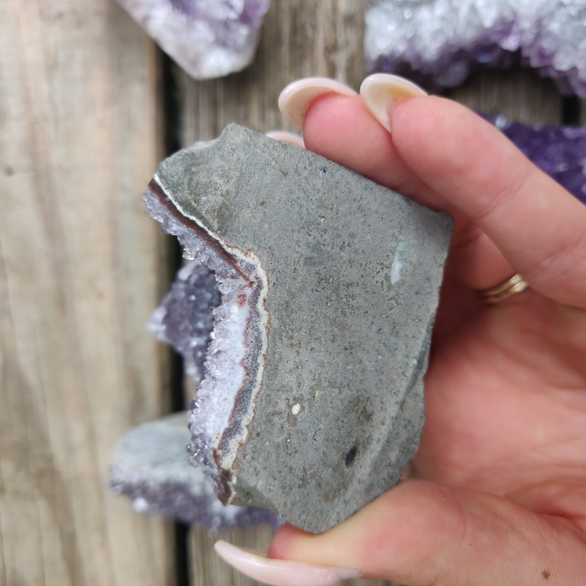 Amethyst Geode Free Form, Cut Base (#12) - Simply Affinity