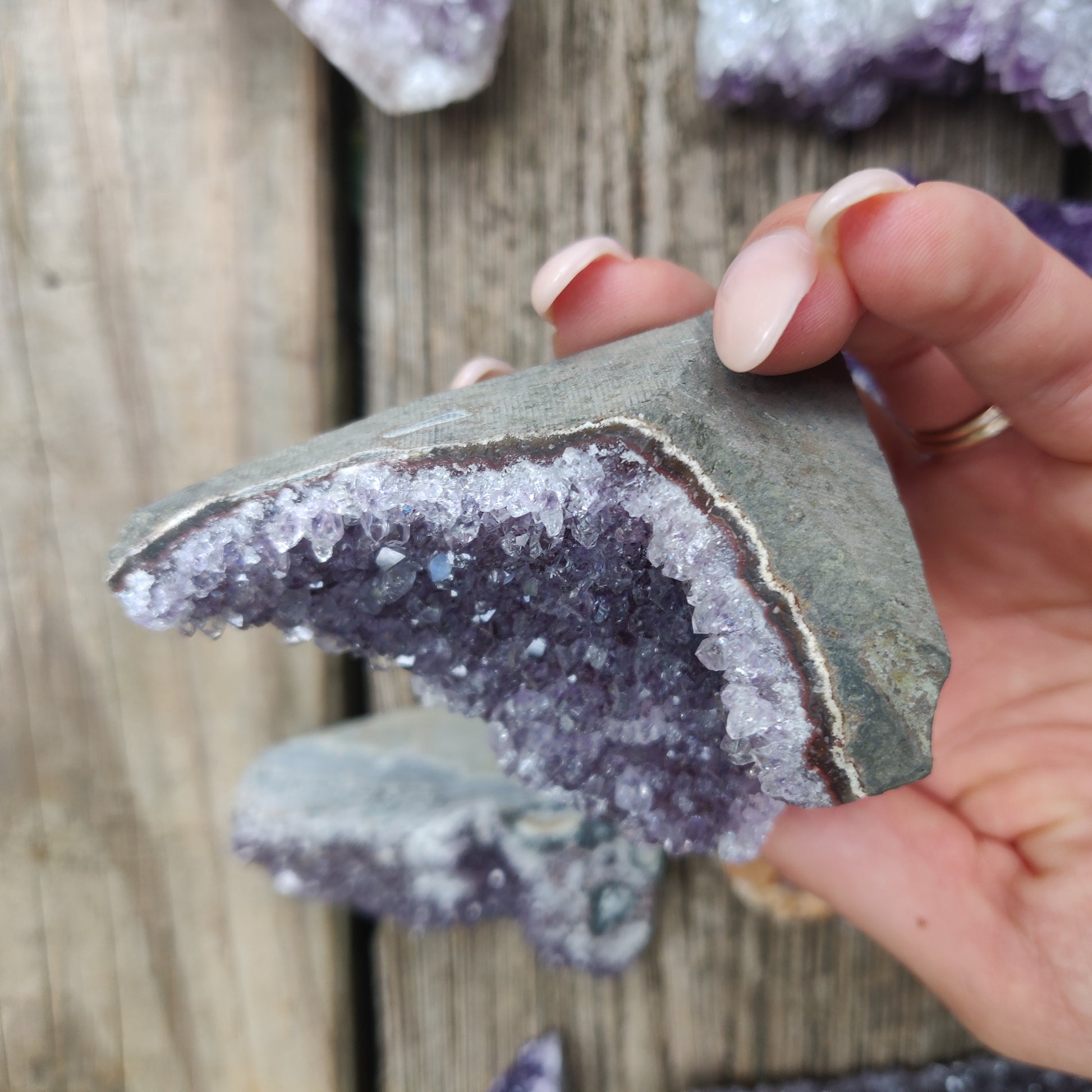 Amethyst Geode Free Form, Cut Base (#12) - Simply Affinity
