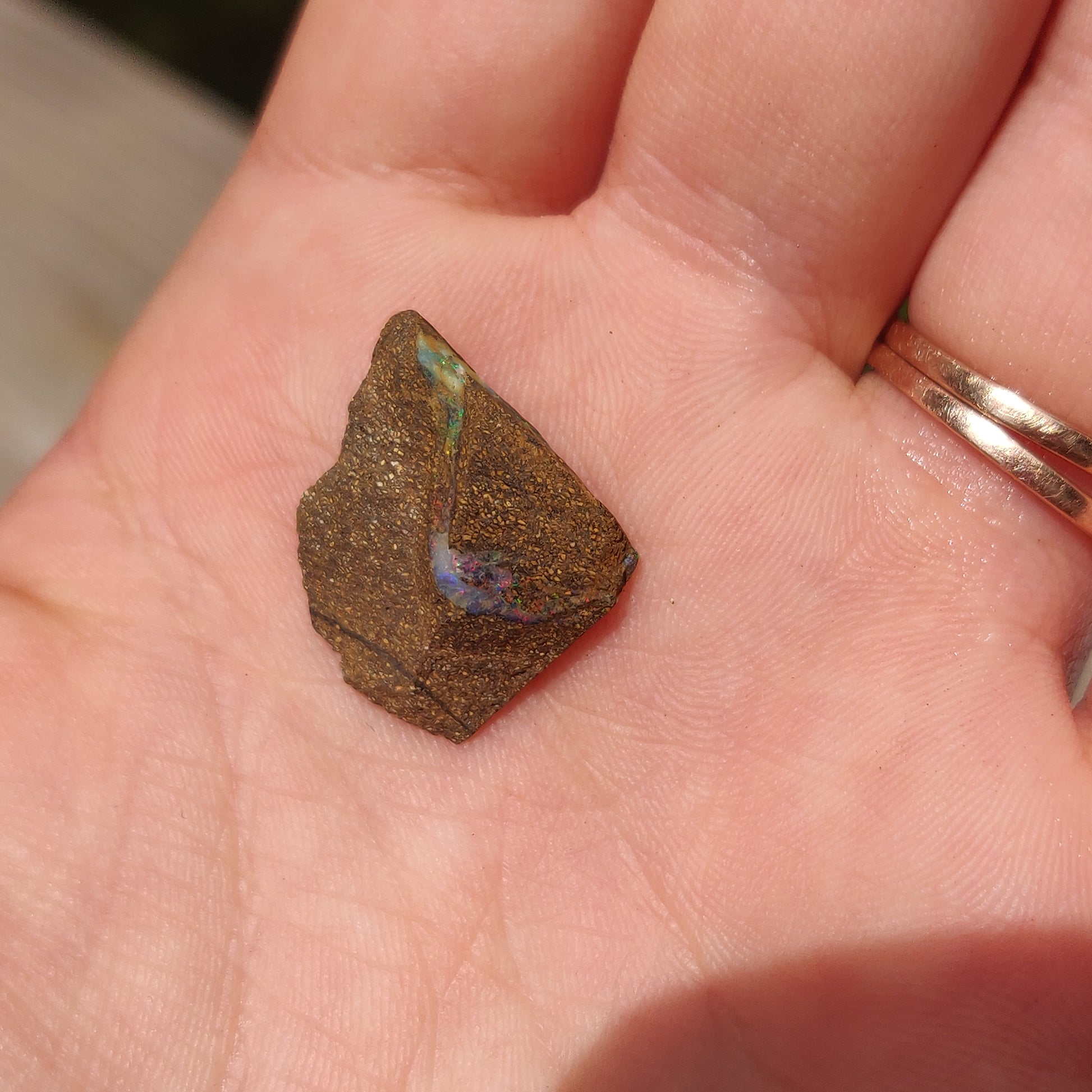 Australian Boulder Opal Rough Specimen(#9) - Simply Affinity