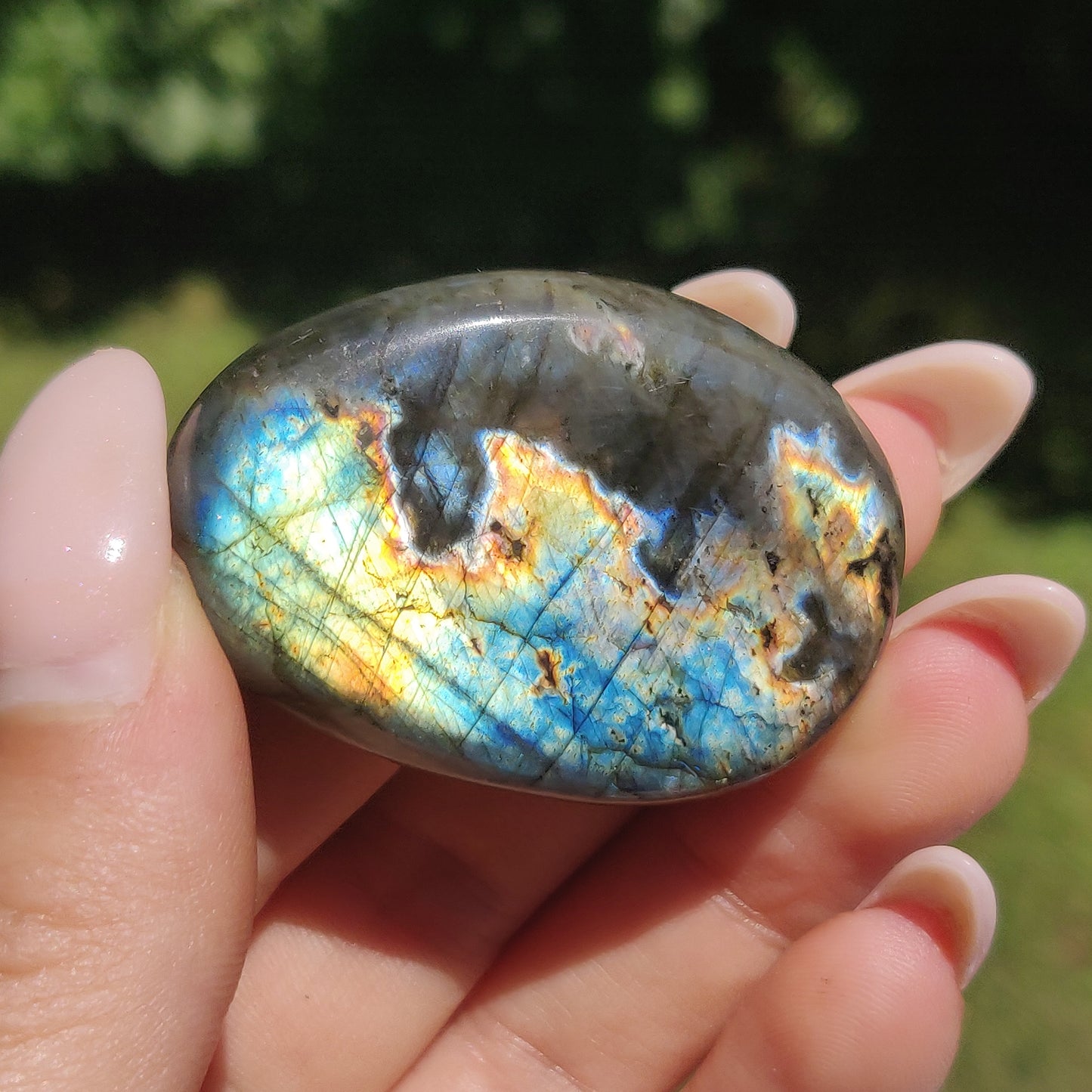 Labradorite Pocket Stone (#136)