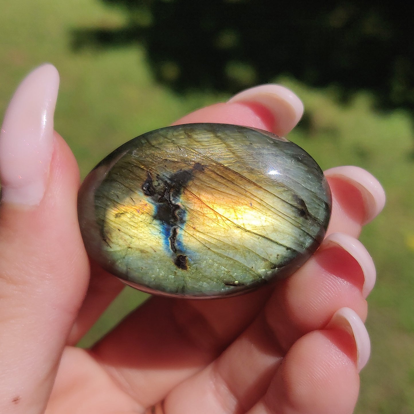 Labradorite Pocket Stone (#138)