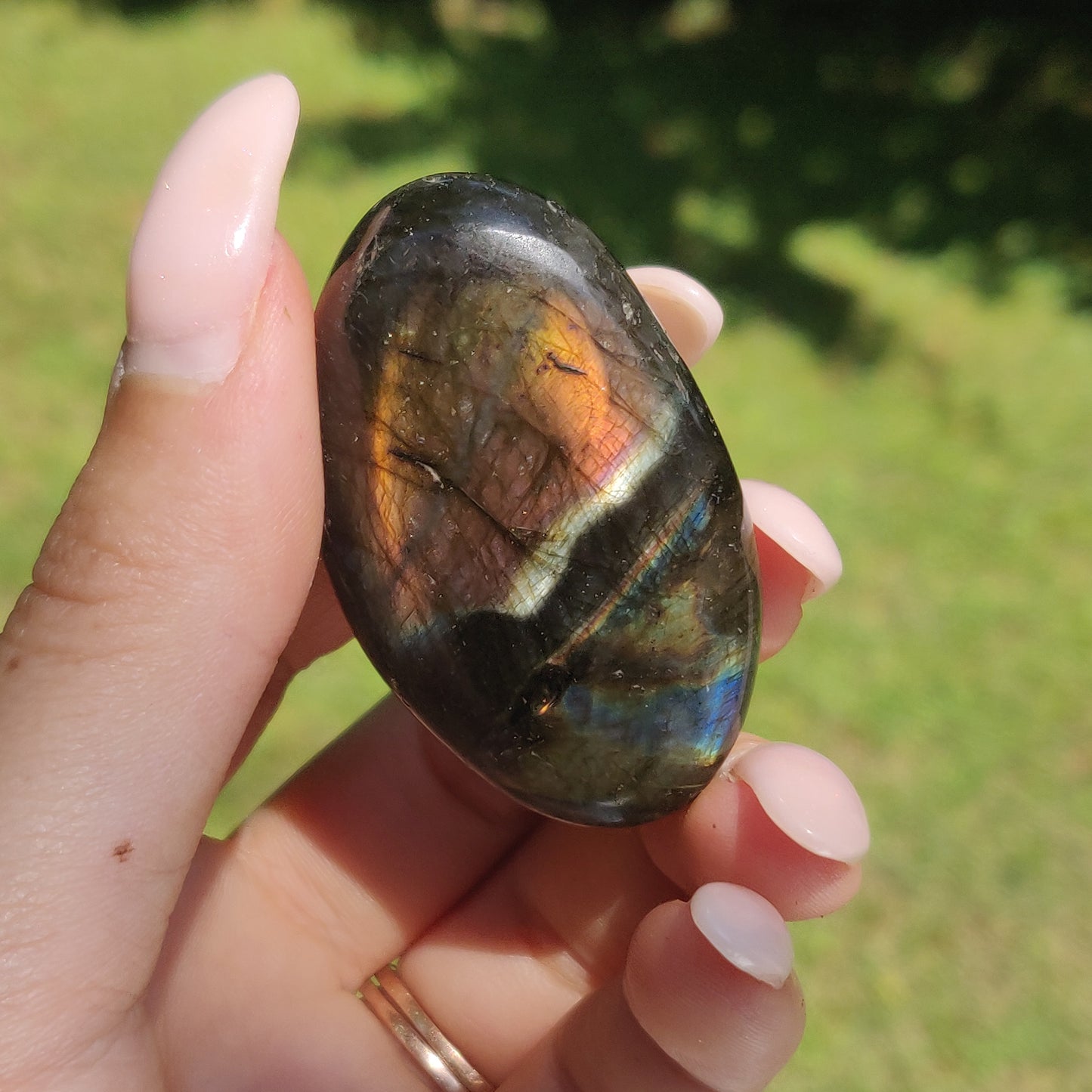 Labradorite Pocket Stone (#203)