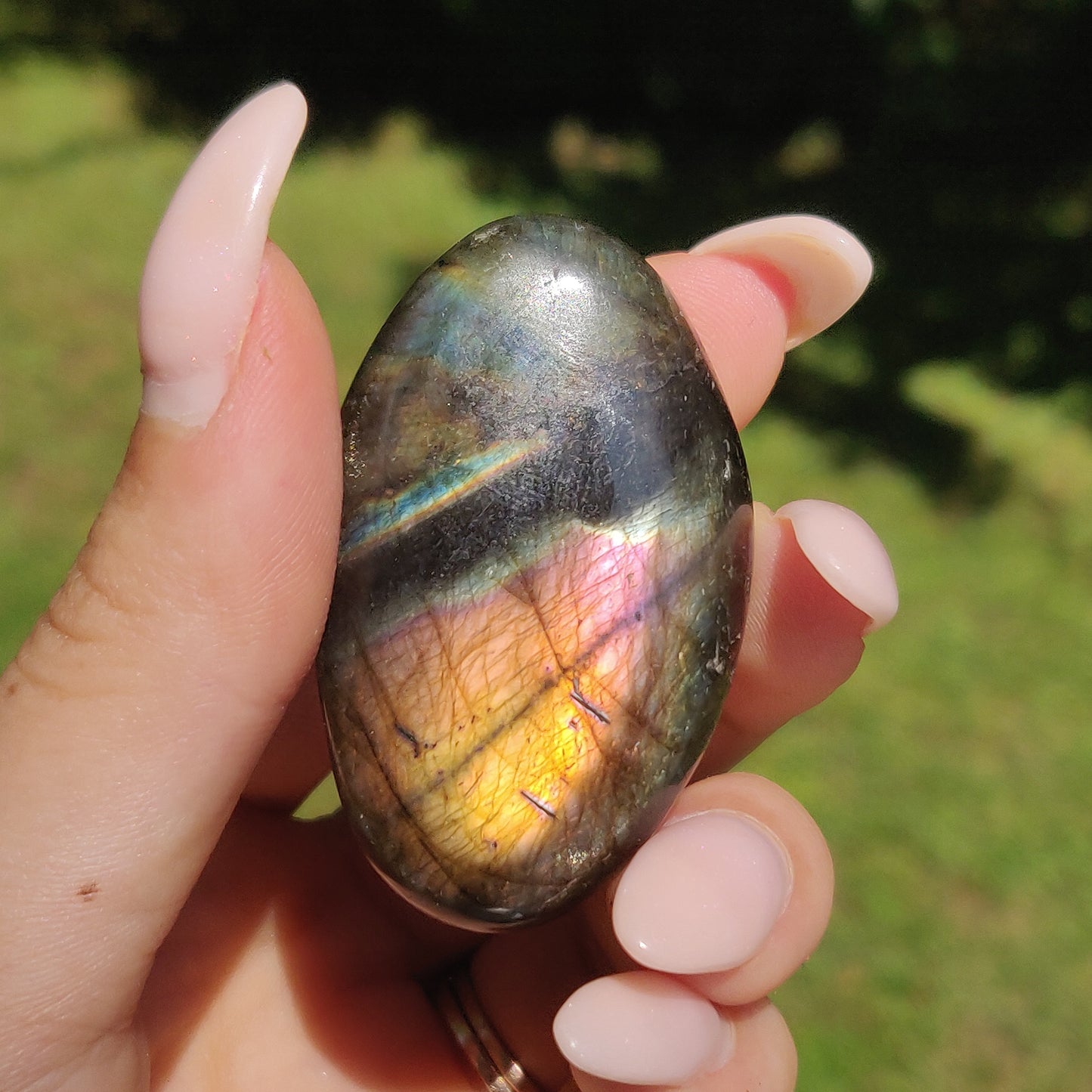 Labradorite Pocket Stone (#203)