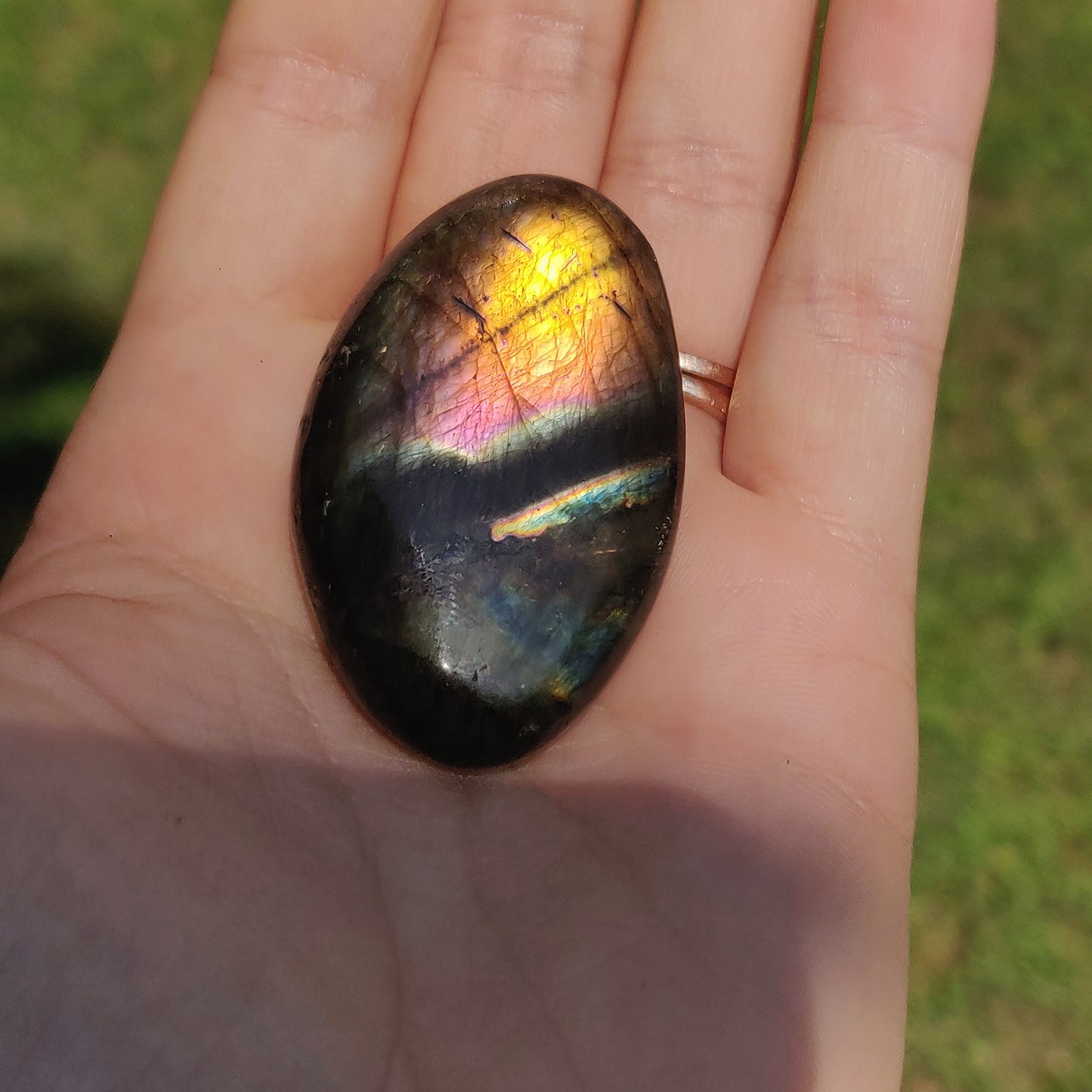 Labradorite Pocket Stone (#203)