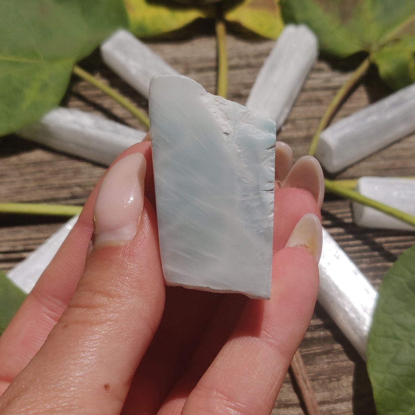 Polished Larimar Slab (#16)