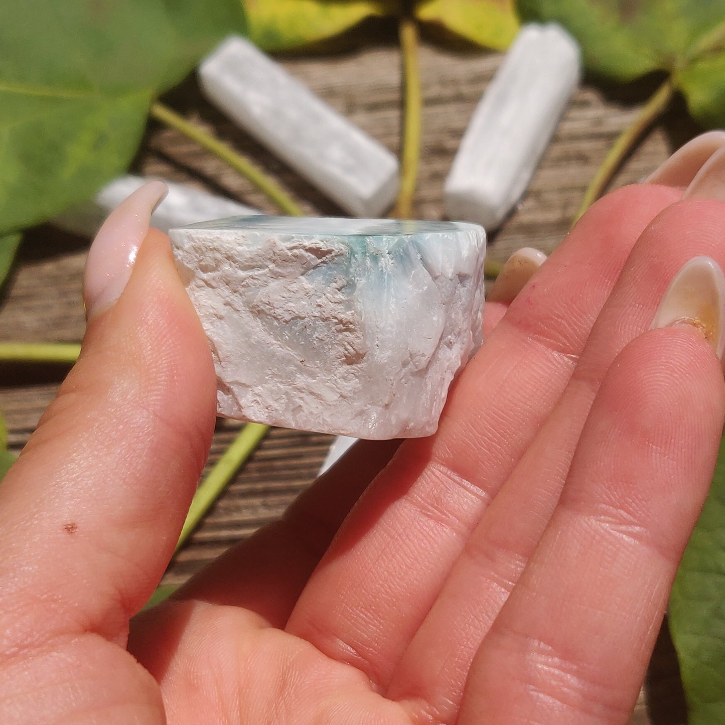 Polished Larimar Slab (#16)