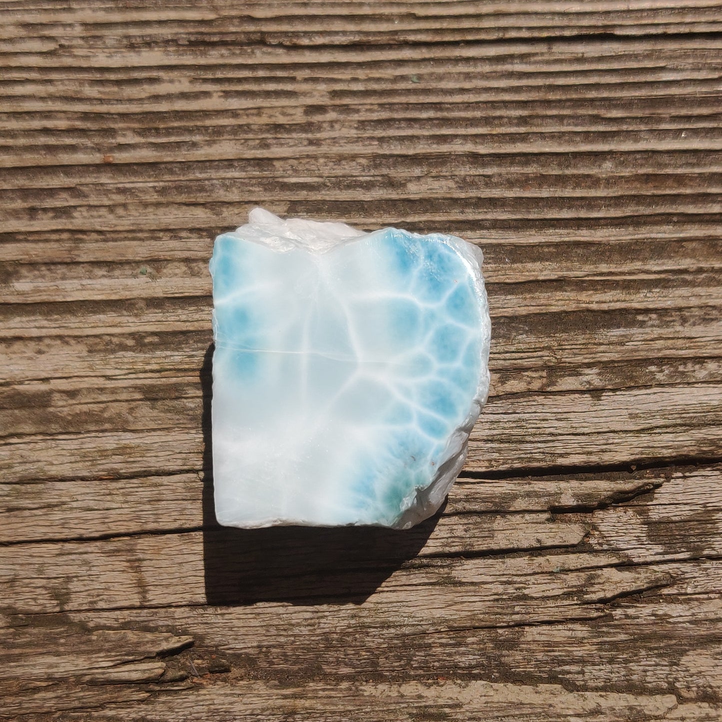 Polished Larimar Slab (#16)