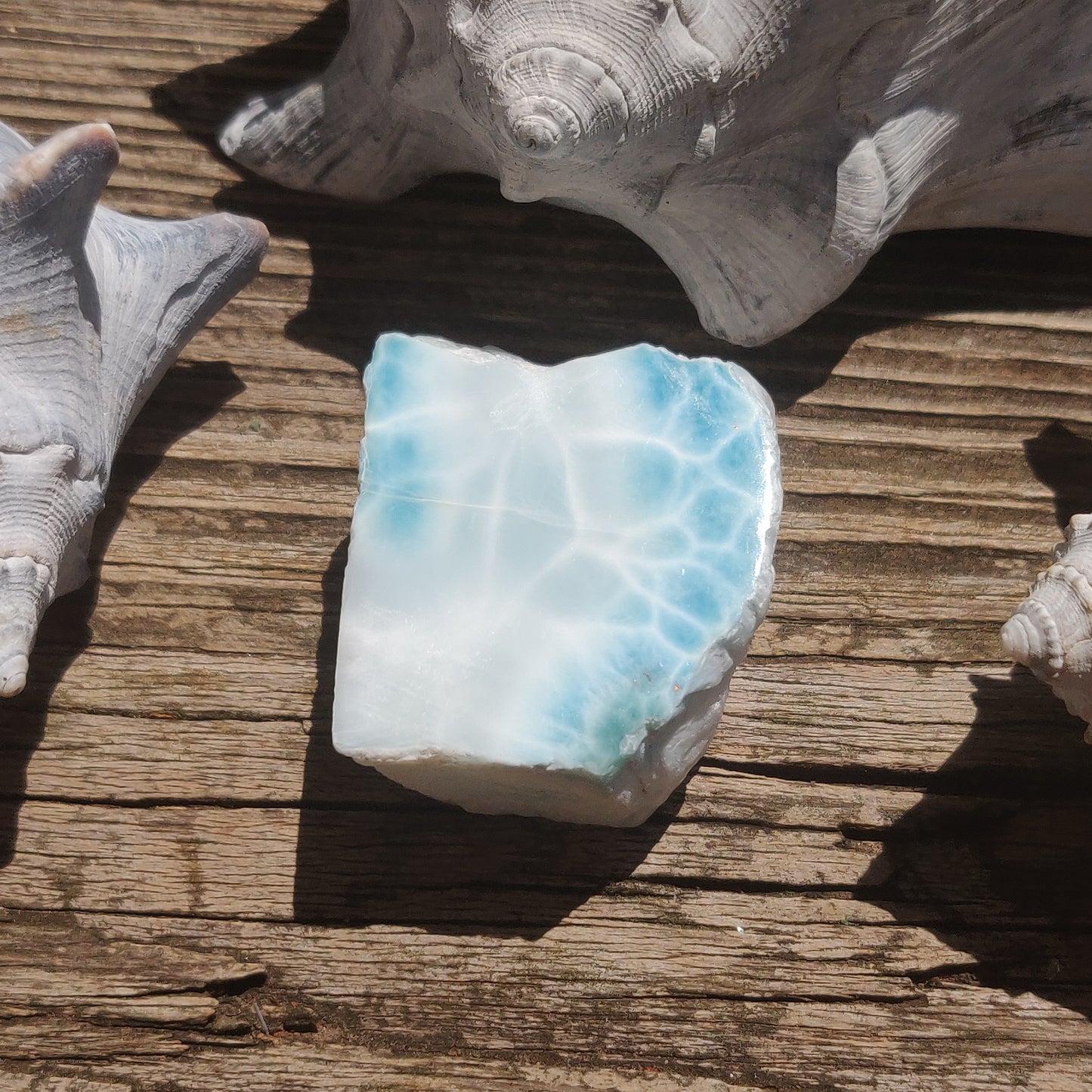 Polished Larimar Slab (#16)