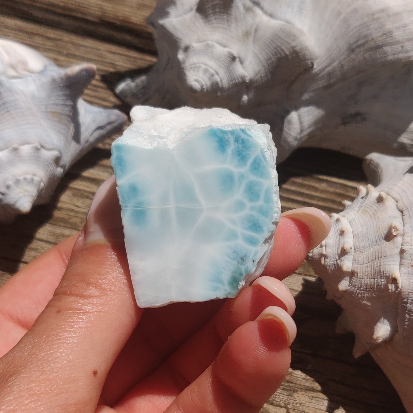 Polished Larimar Slab (#16)