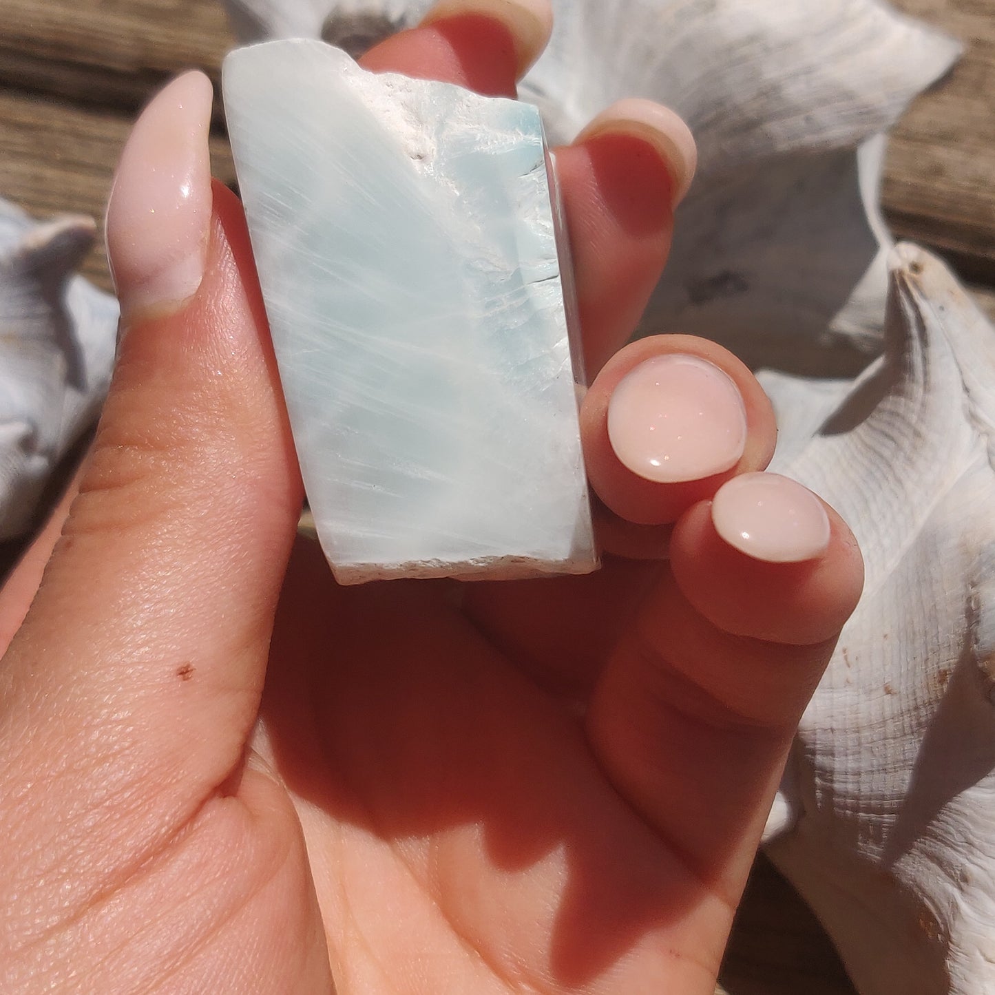 Polished Larimar Slab (#16)