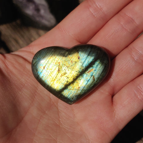 Labradorite Heart (#5) - Simply Affinity