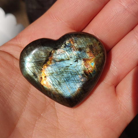 Labradorite Heart (#19) - Simply Affinity