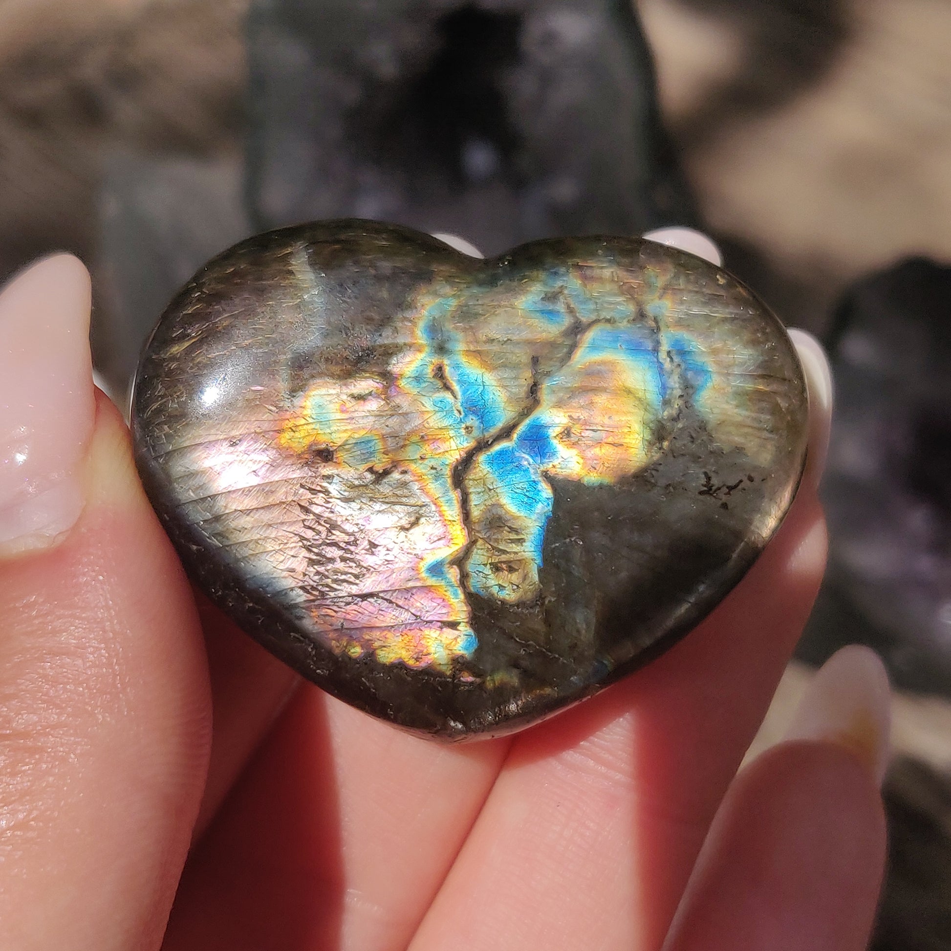 Labradorite Heart (#27) - Simply Affinity