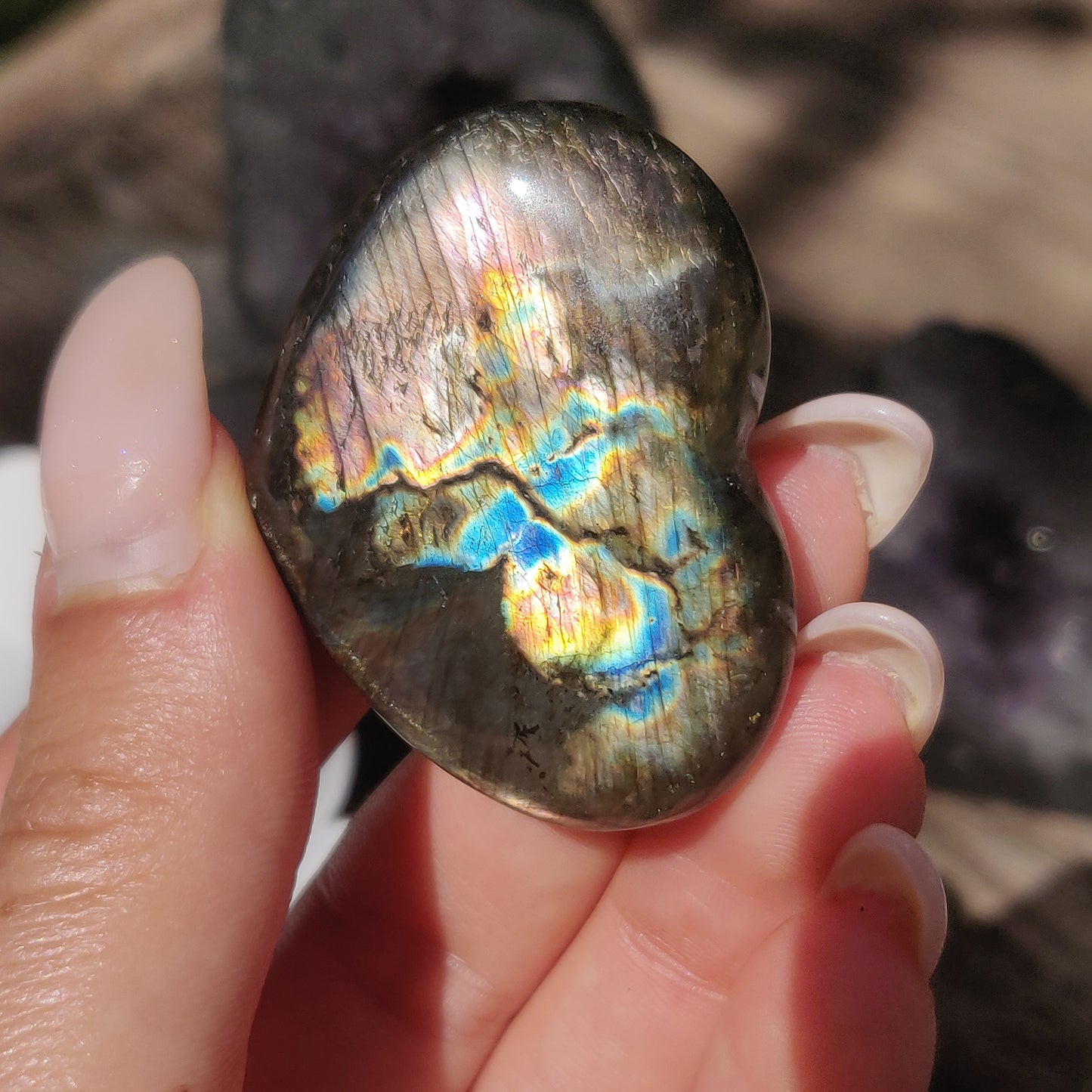 Labradorite Heart (#27) - Simply Affinity