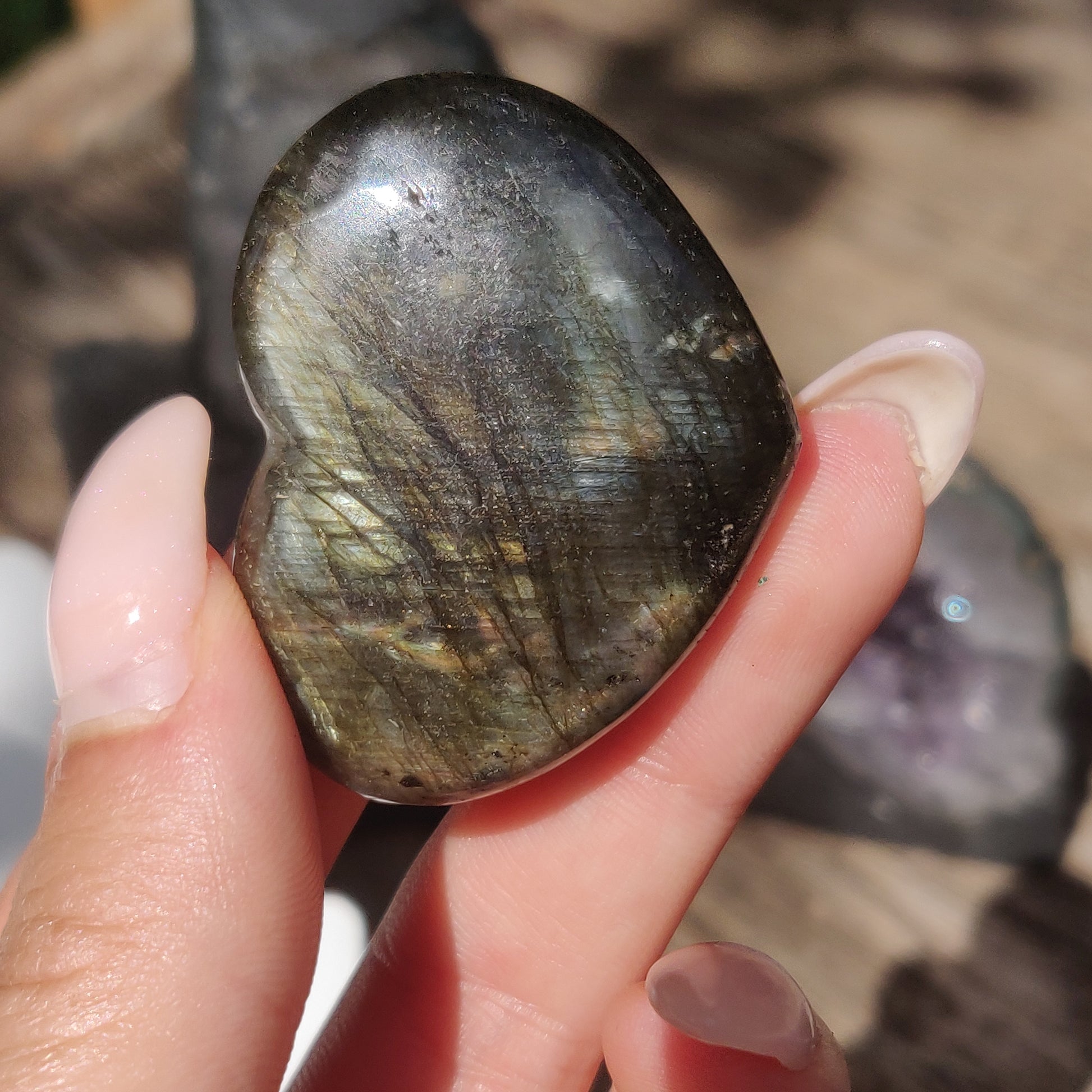 Labradorite Heart (#27) - Simply Affinity