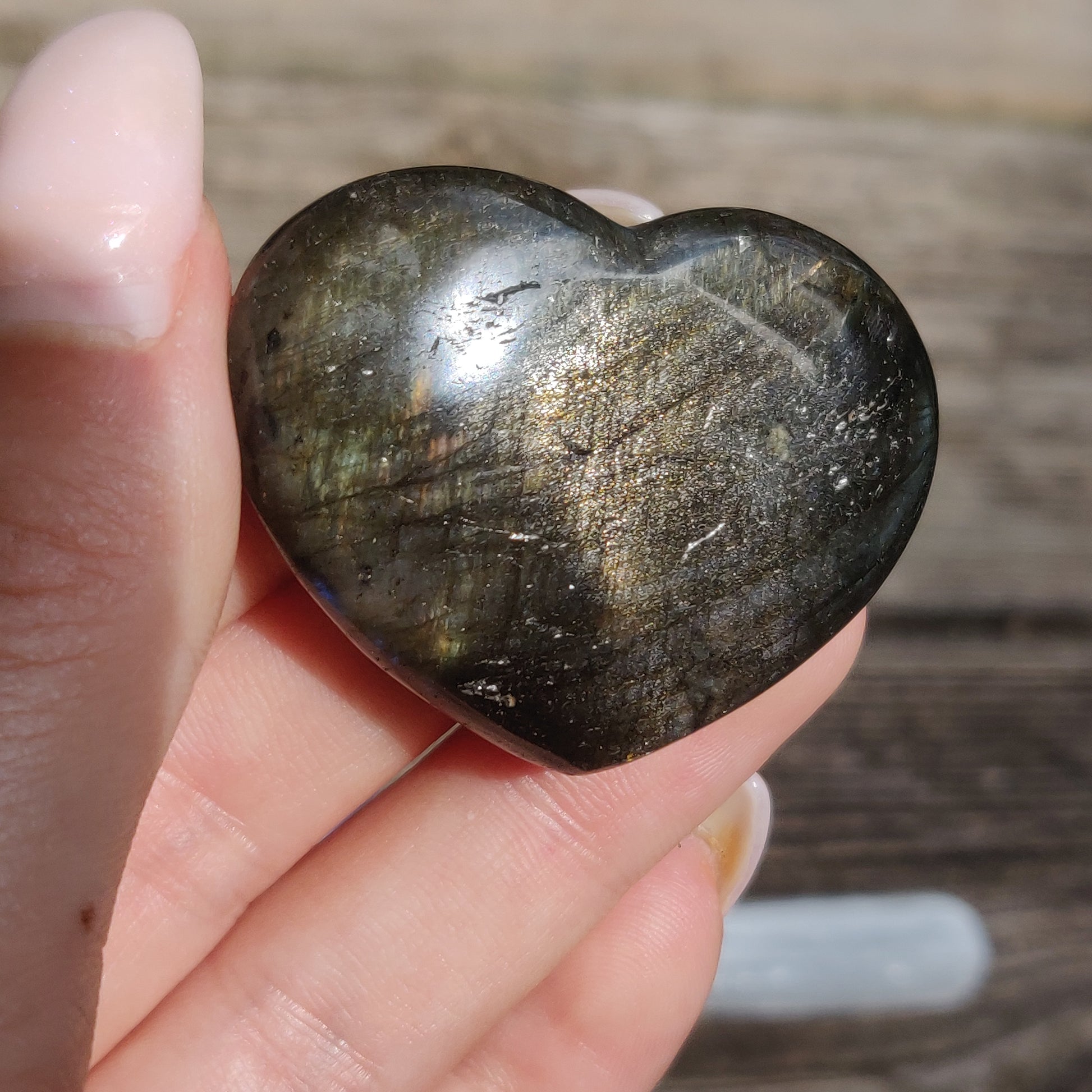 Labradorite Heart (#27) - Simply Affinity