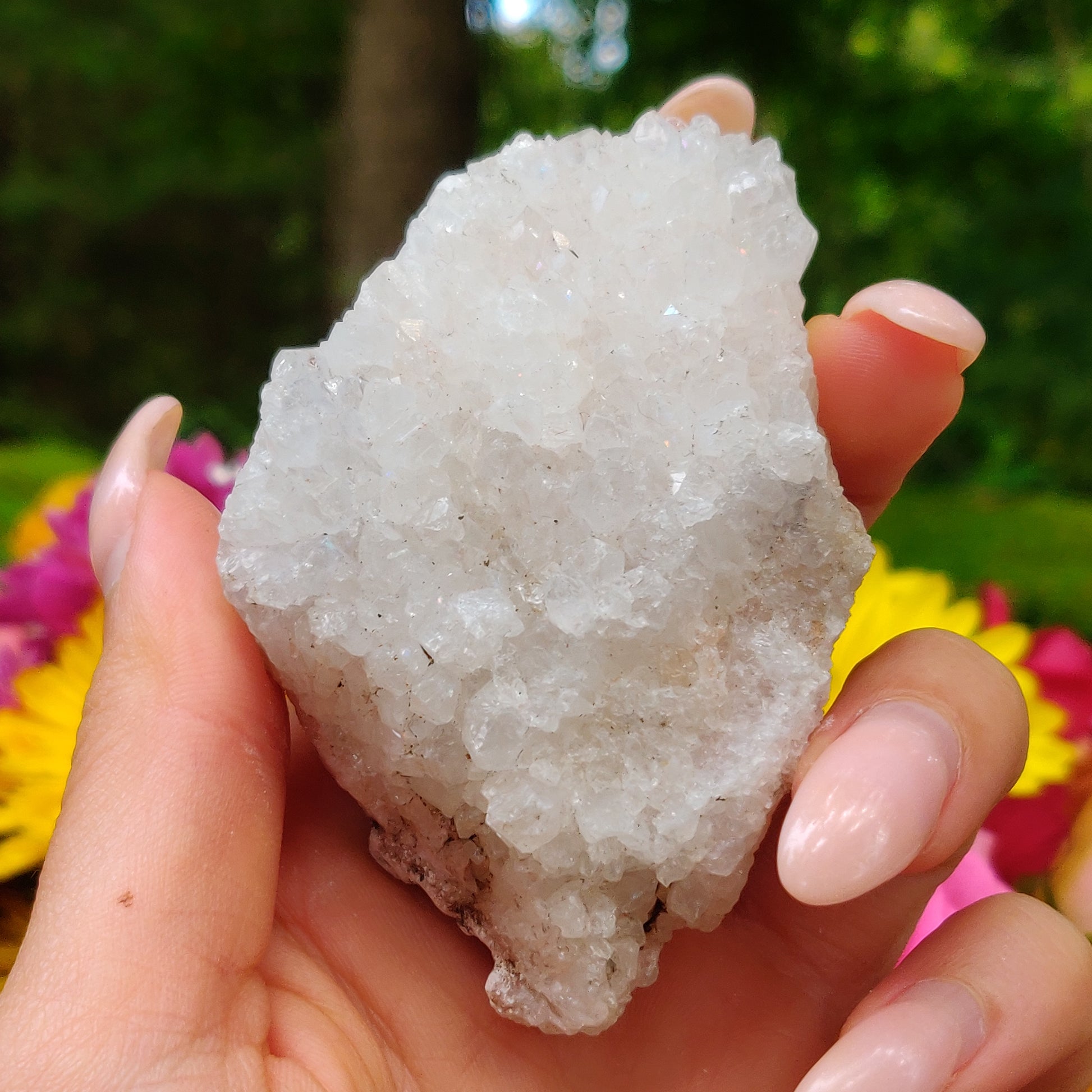 Anandalite Cluster, Natural Aurora Quartz Cluster (#5AN) - Simply Affinity