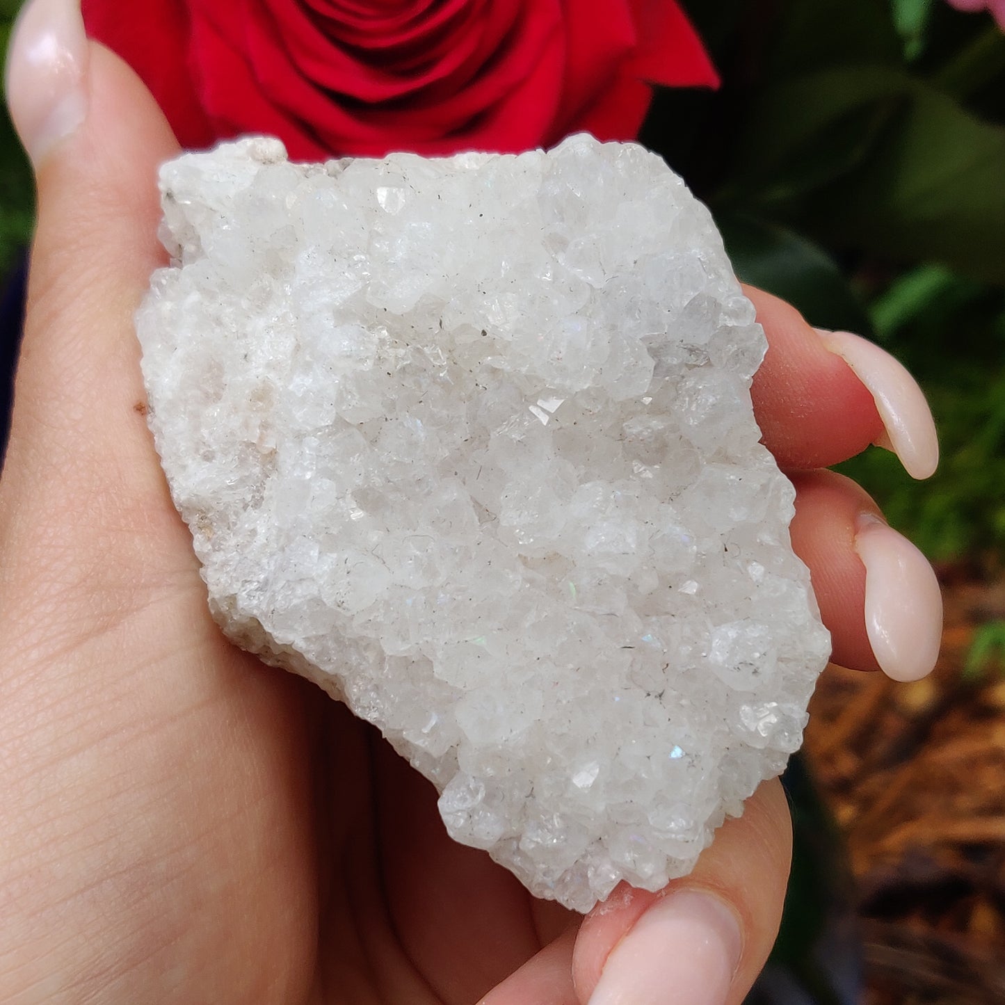 Anandalite Cluster, Natural Aurora Quartz Cluster (#5AN) - Simply Affinity