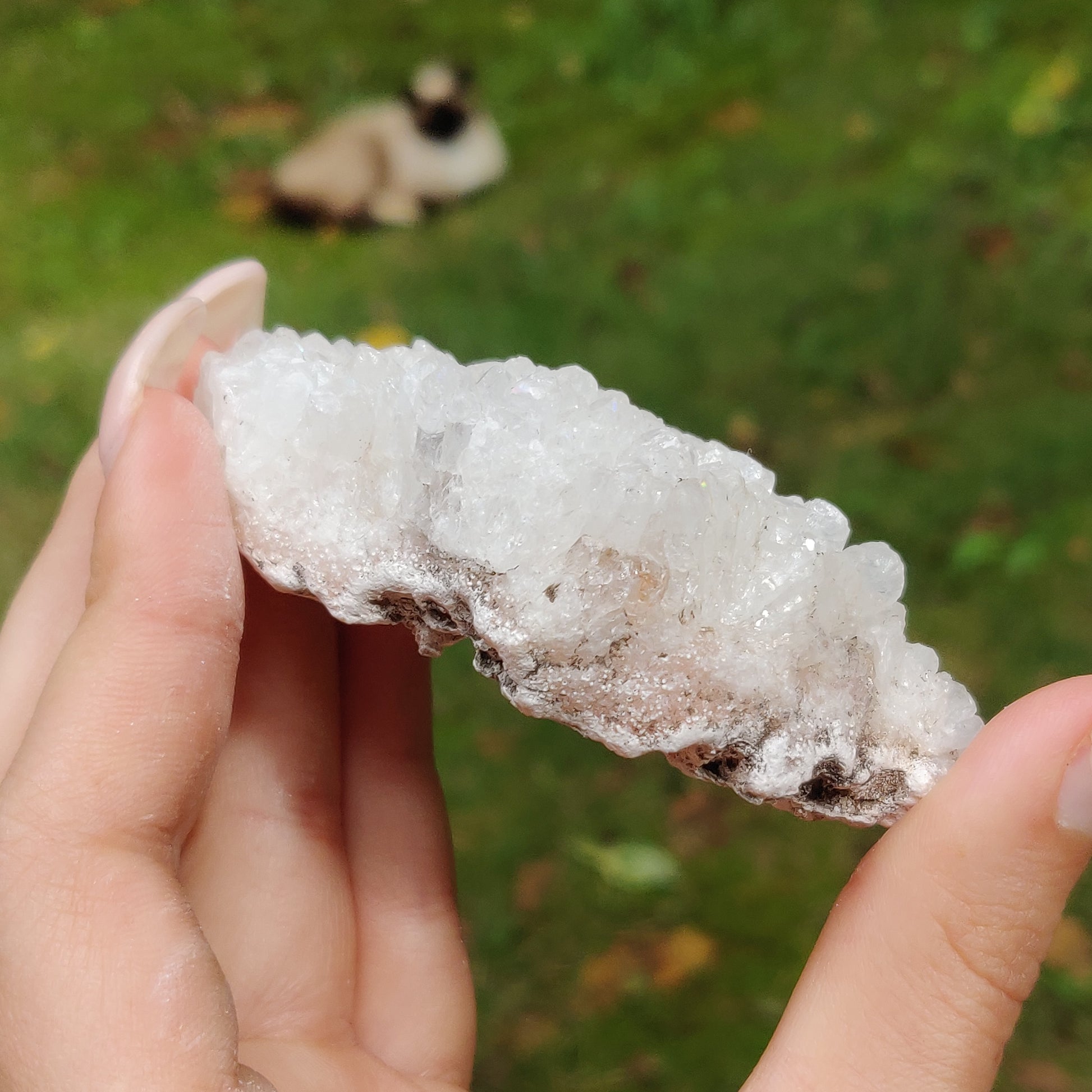 Anandalite Cluster, Natural Aurora Quartz Cluster (#5AN) - Simply Affinity