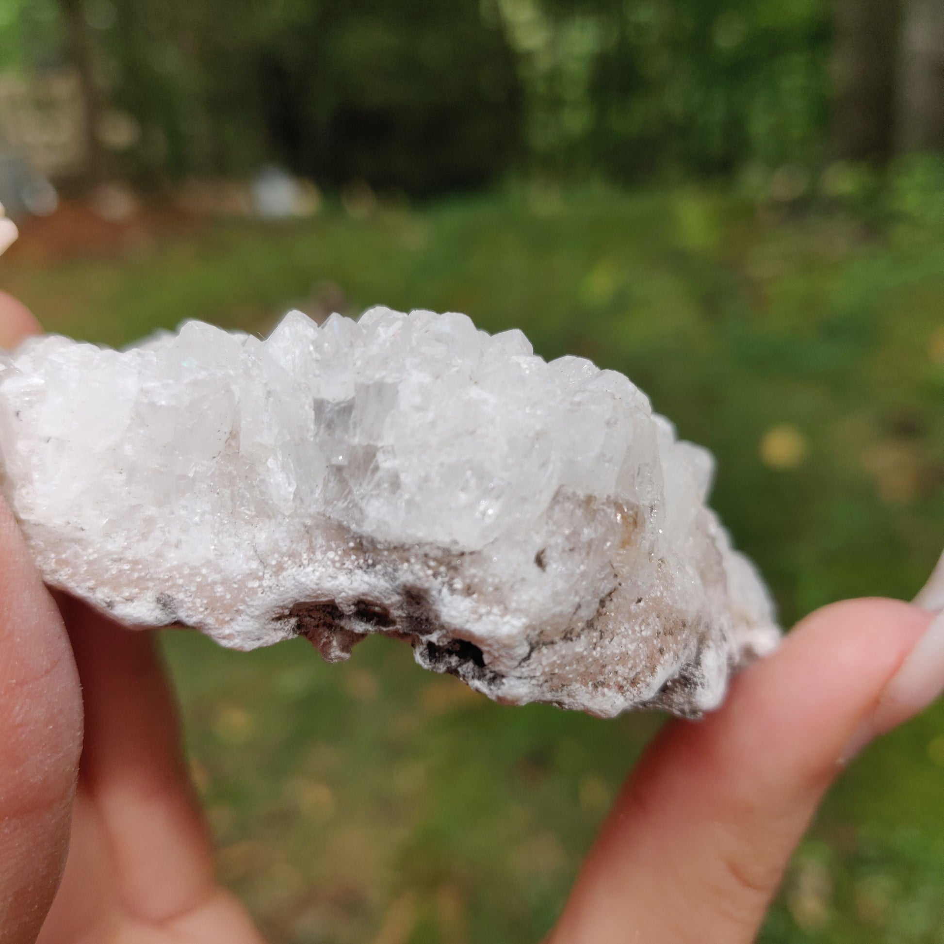Anandalite Cluster, Natural Aurora Quartz Cluster (#5AN) - Simply Affinity