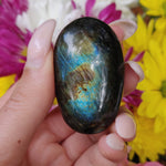 Labradorite Palm Stone (#146) - Simply Affinity