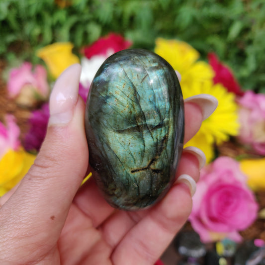 Labradorite Palm Stone (#211) - Simply Affinity