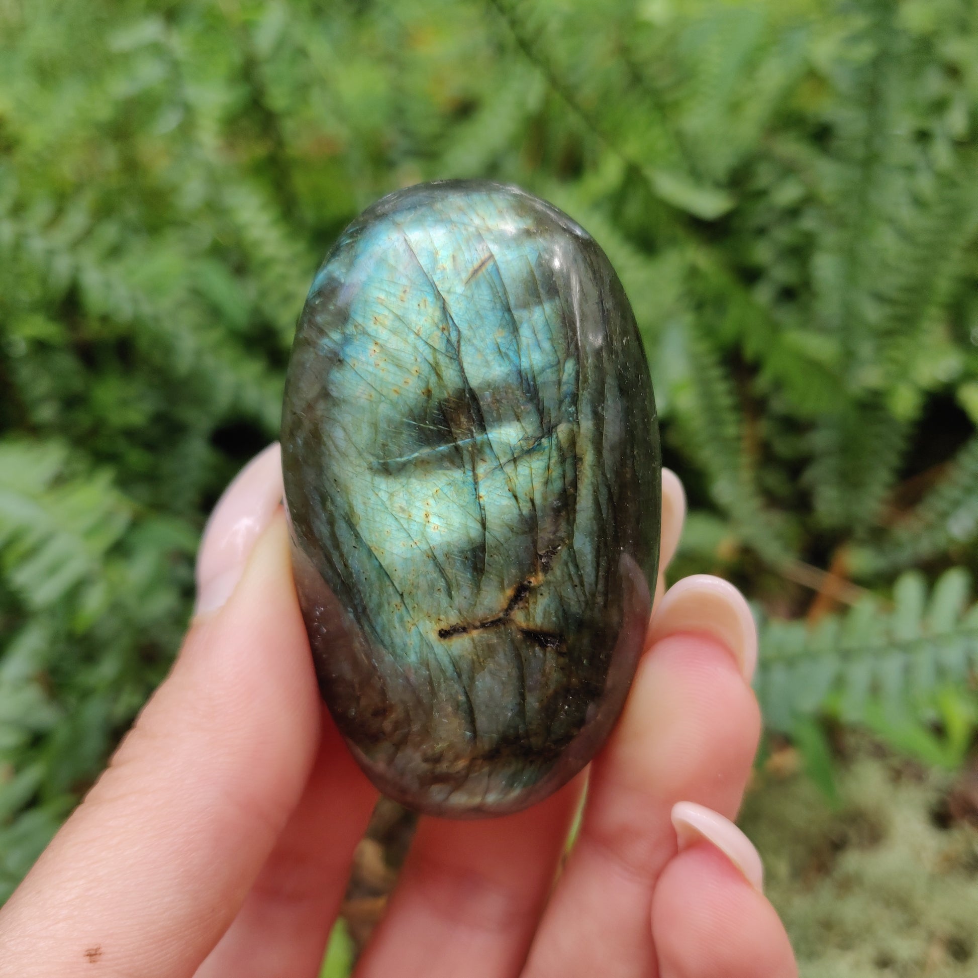 Labradorite Palm Stone (#211) - Simply Affinity