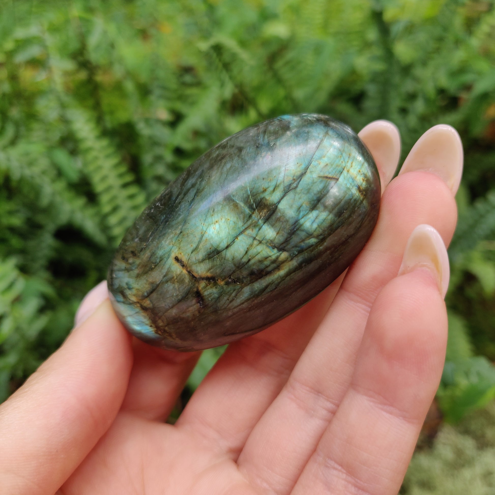 Labradorite Palm Stone (#211) - Simply Affinity