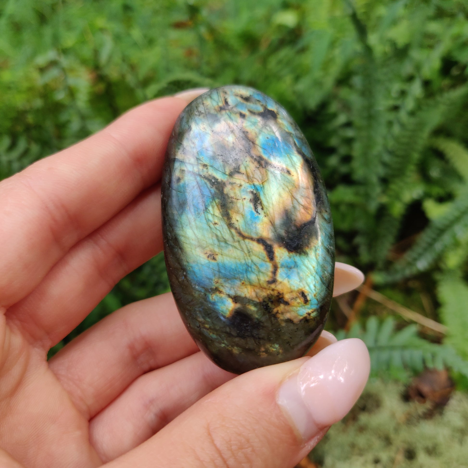 Labradorite Palm Stone (#211) - Simply Affinity