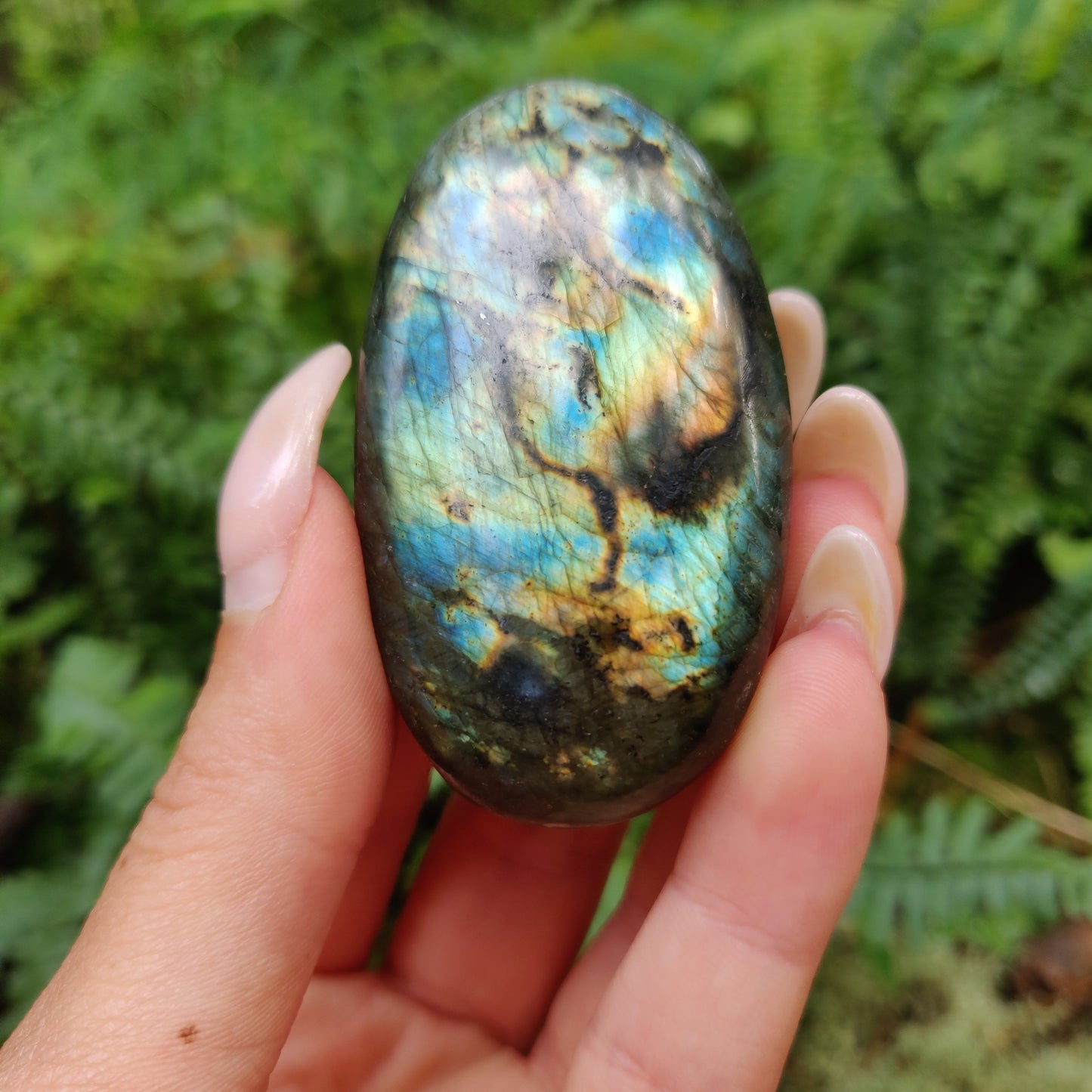 Labradorite Palm Stone (#211) - Simply Affinity