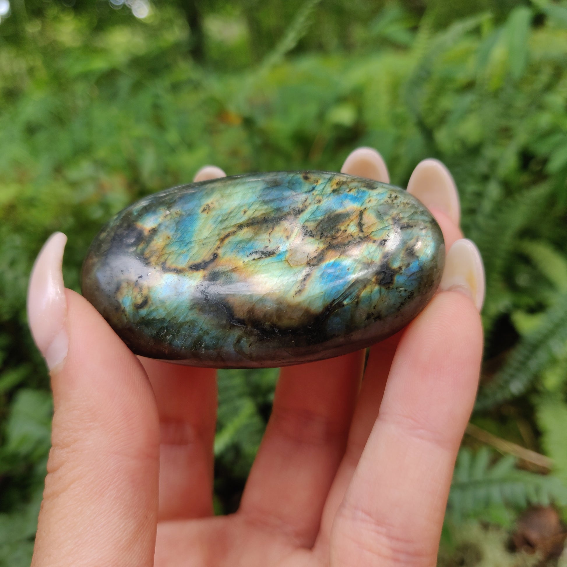 Labradorite Palm Stone (#211) - Simply Affinity