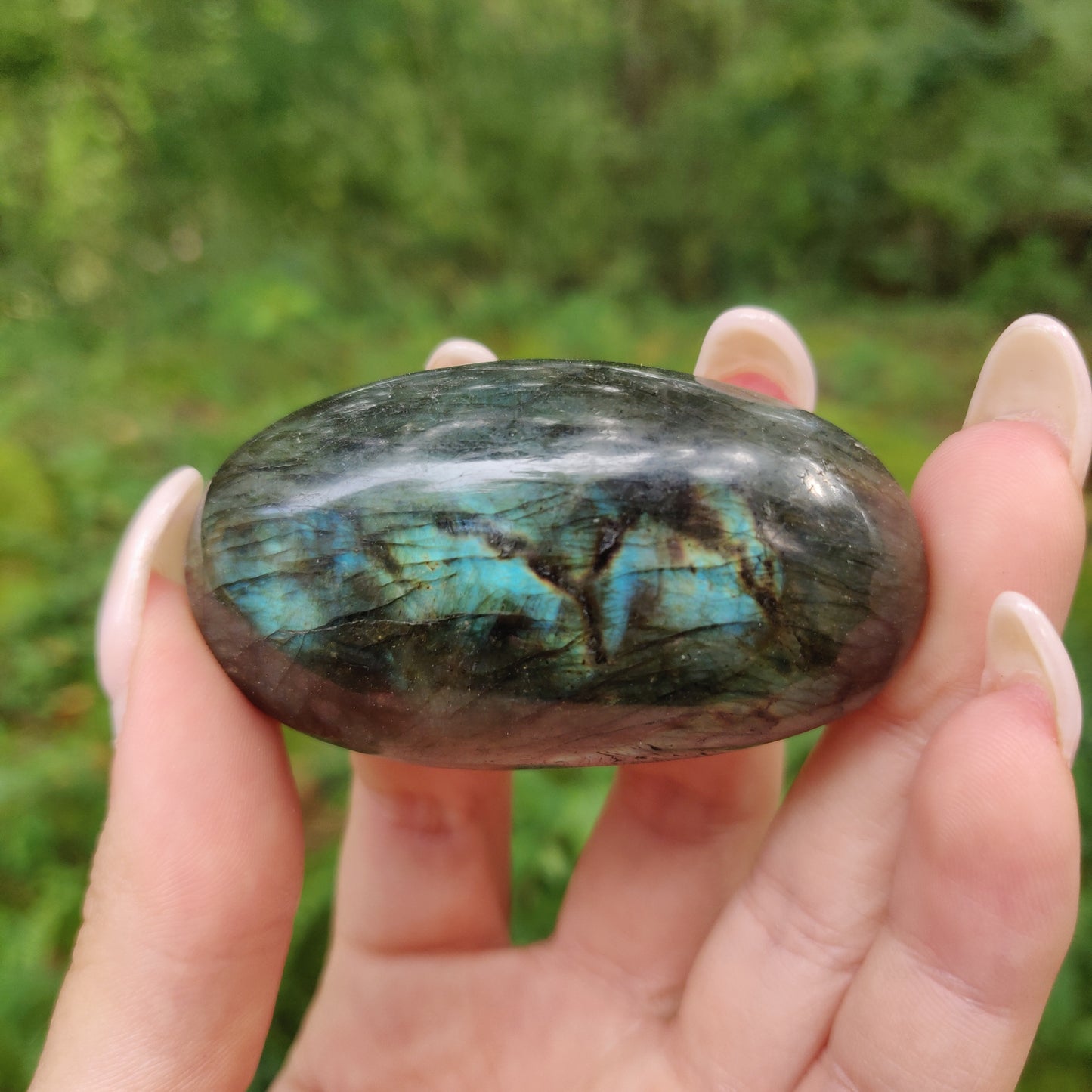 Labradorite Palm Stone (#211) - Simply Affinity