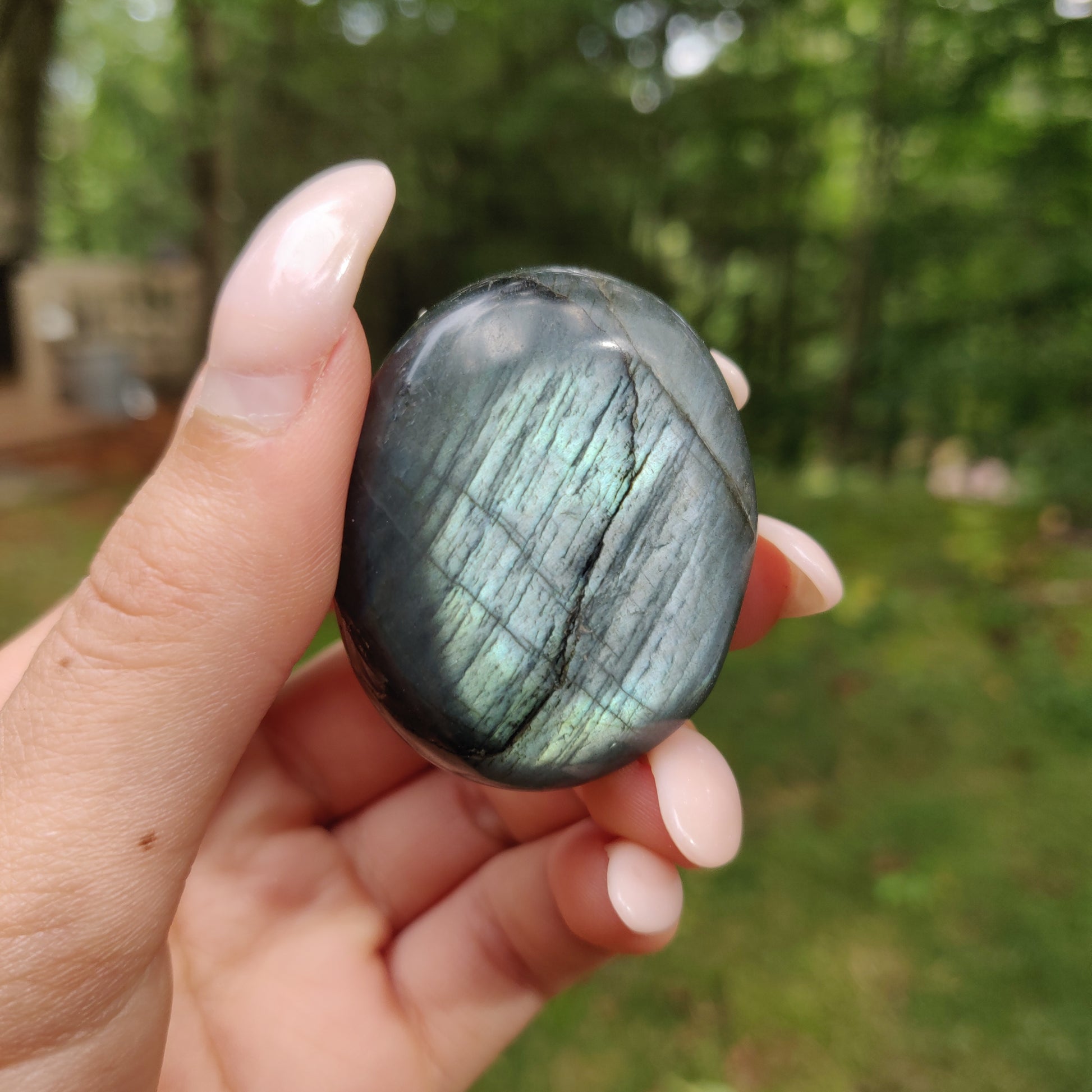 Labradorite Palm Stone (#101) - Simply Affinity