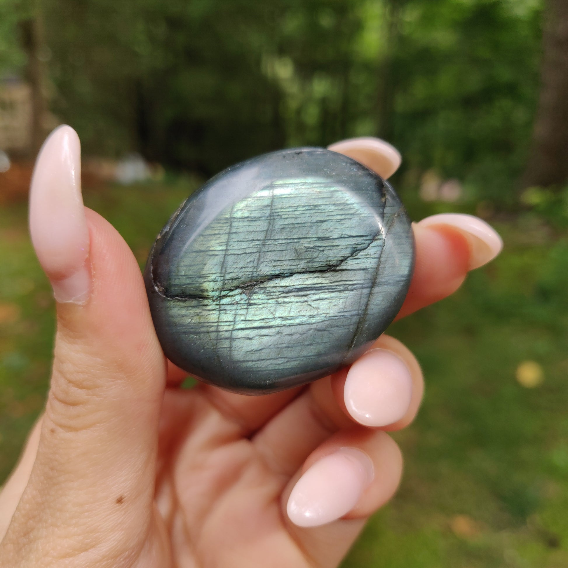 Labradorite Palm Stone (#101) - Simply Affinity