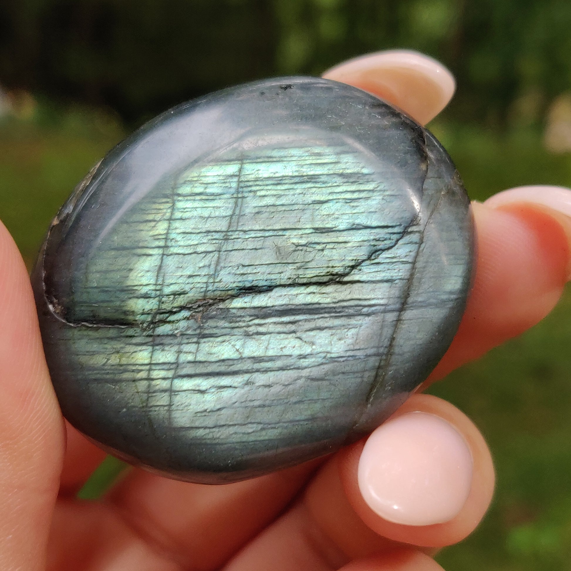 Labradorite Palm Stone (#101) - Simply Affinity