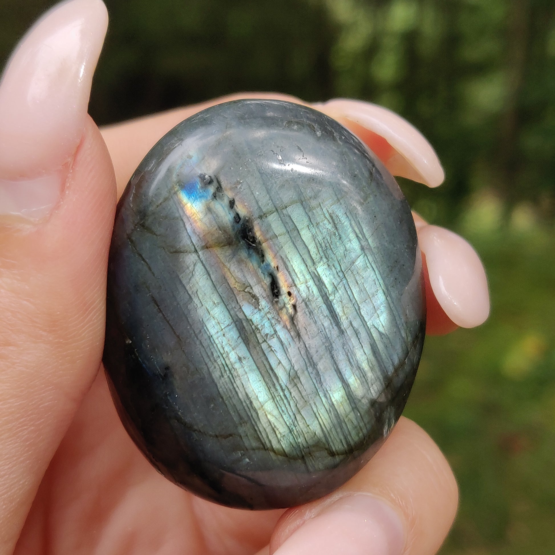 Labradorite Palm Stone (#101) - Simply Affinity
