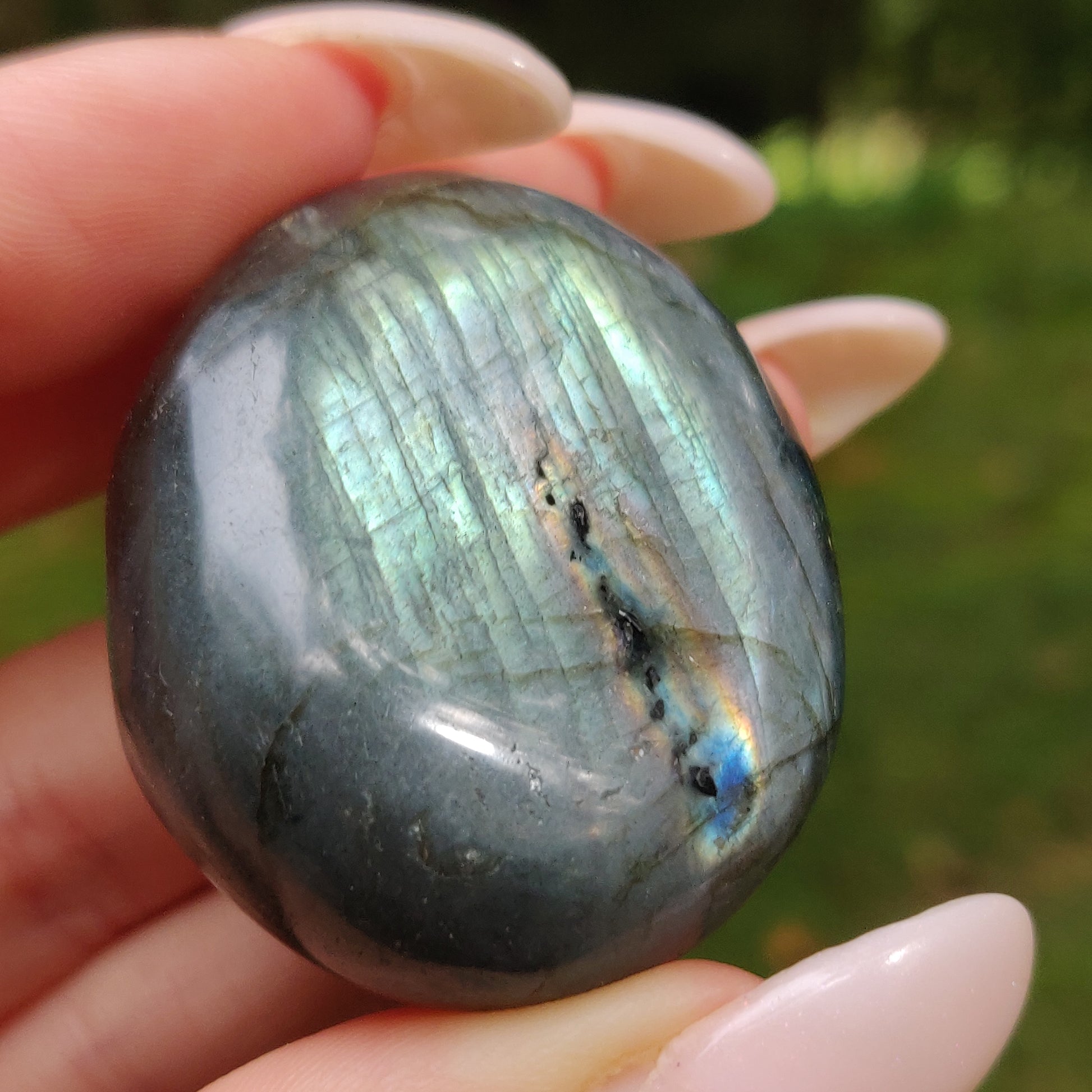 Labradorite Palm Stone (#101) - Simply Affinity