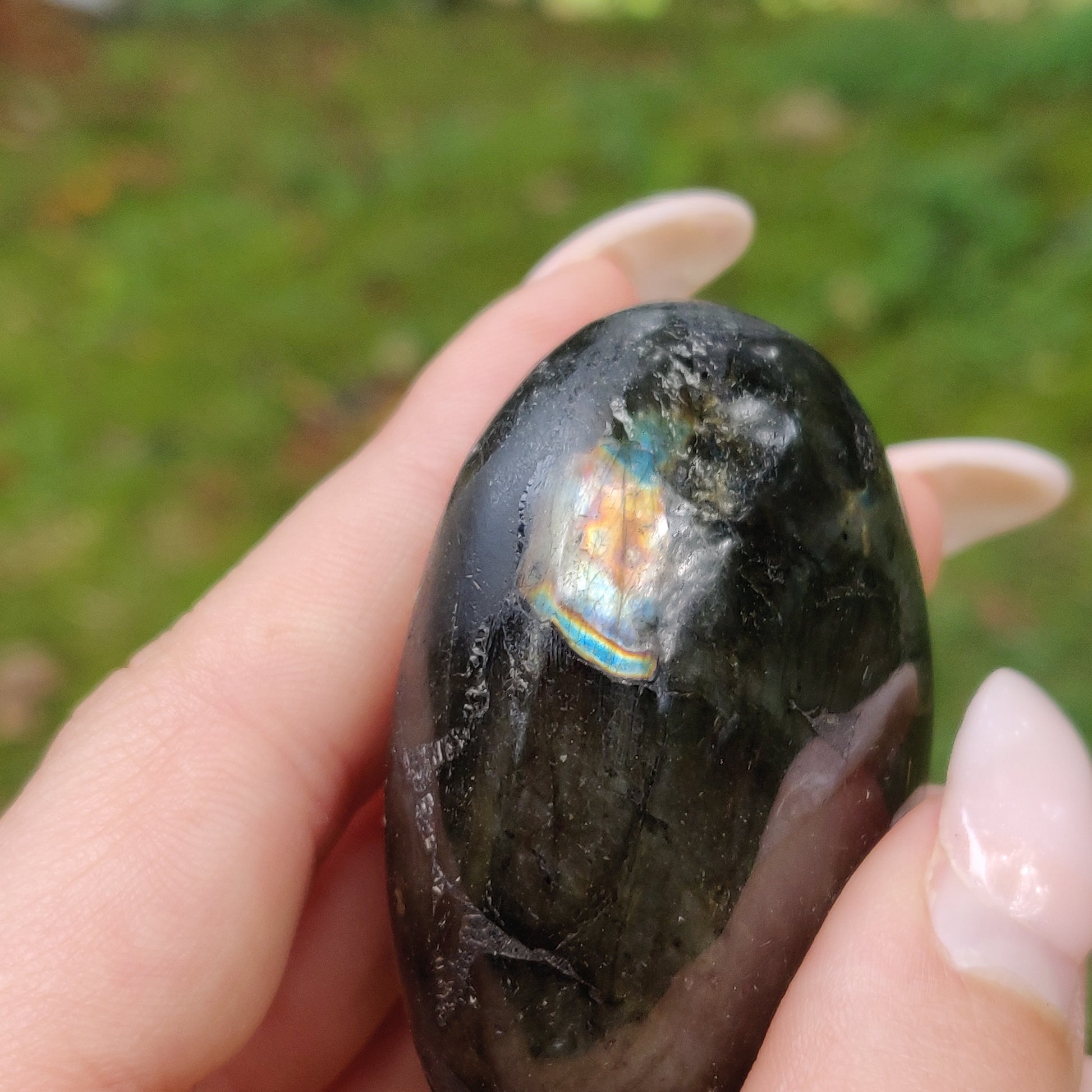 Labradorite Palm Stone (#190) - Simply Affinity