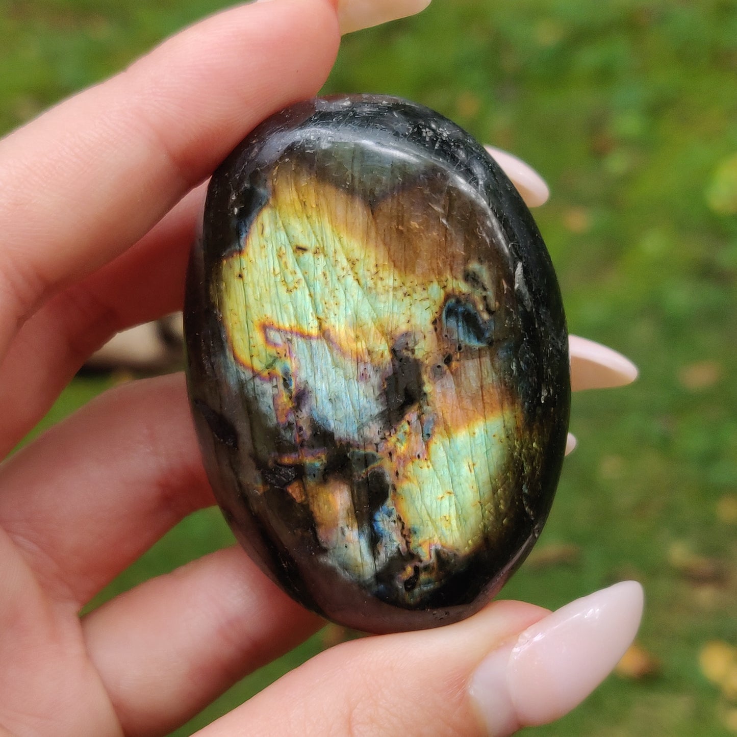 Labradorite Palm Stone (#190) - Simply Affinity