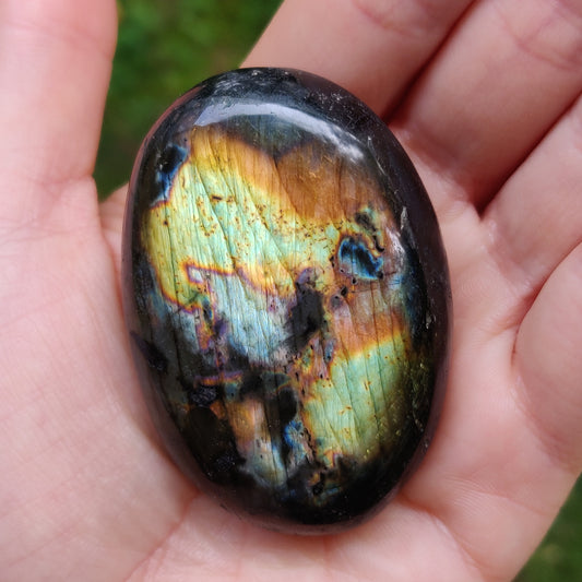 Labradorite Palm Stone (#190) - Simply Affinity