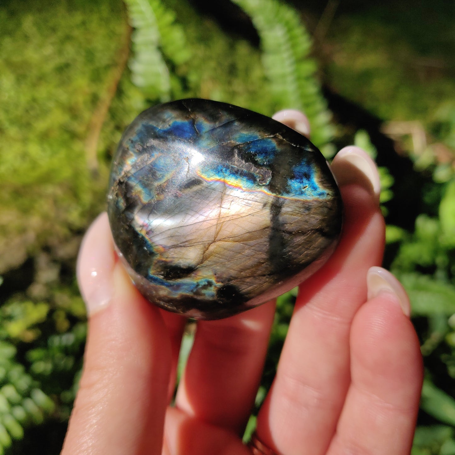 Labradorite Palm Stone (#28) - Simply Affinity