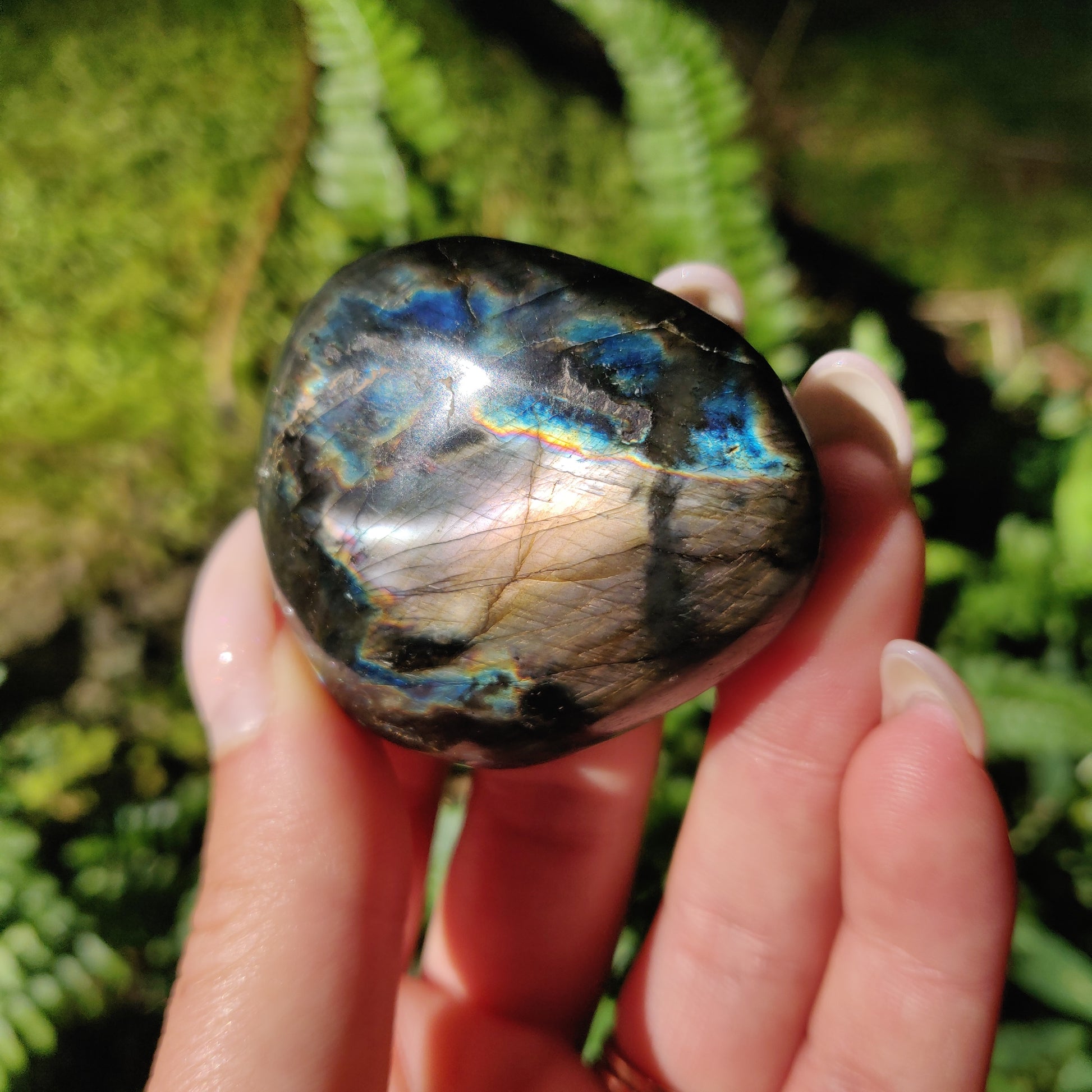 Labradorite Palm Stone (#28) - Simply Affinity