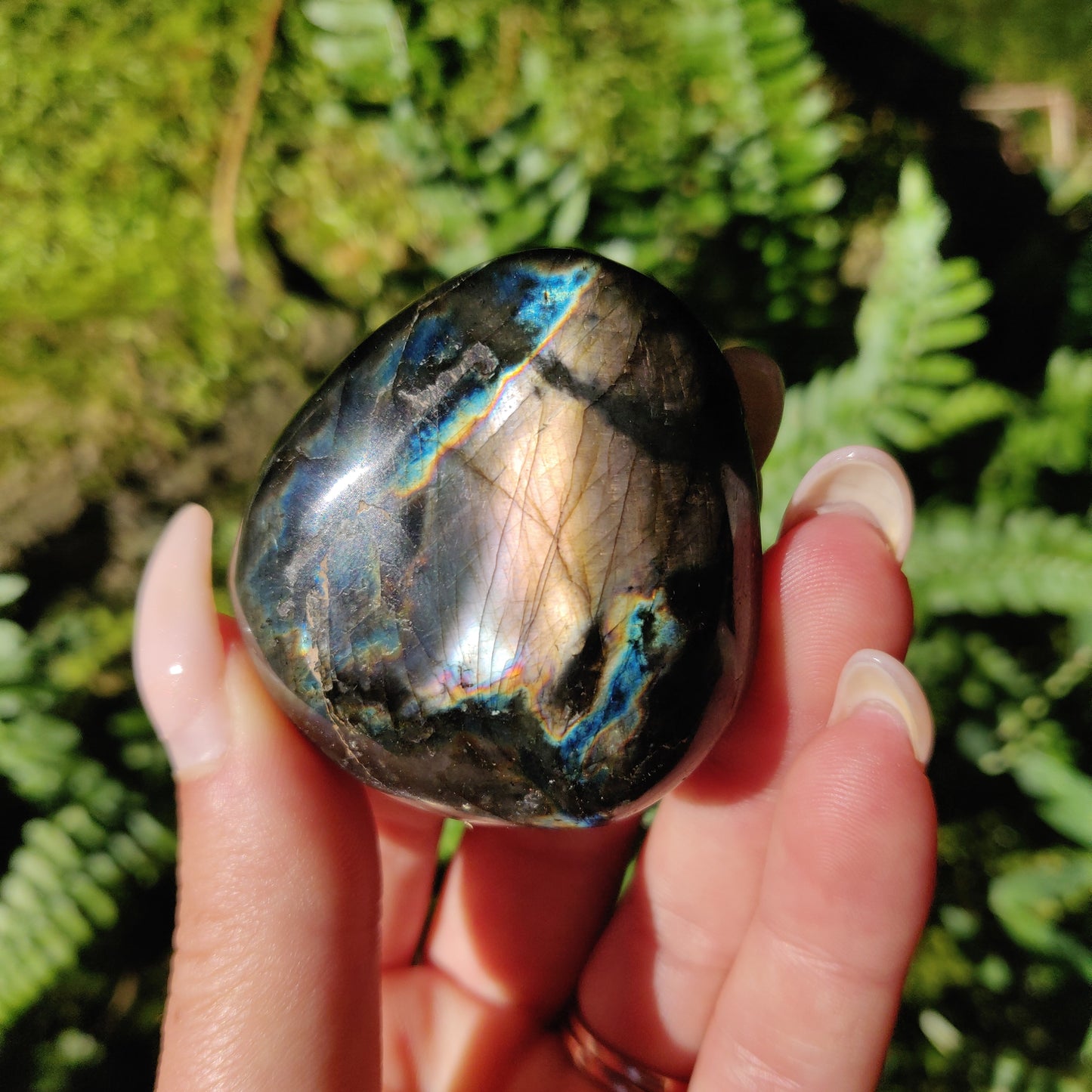 Labradorite Palm Stone (#28) - Simply Affinity