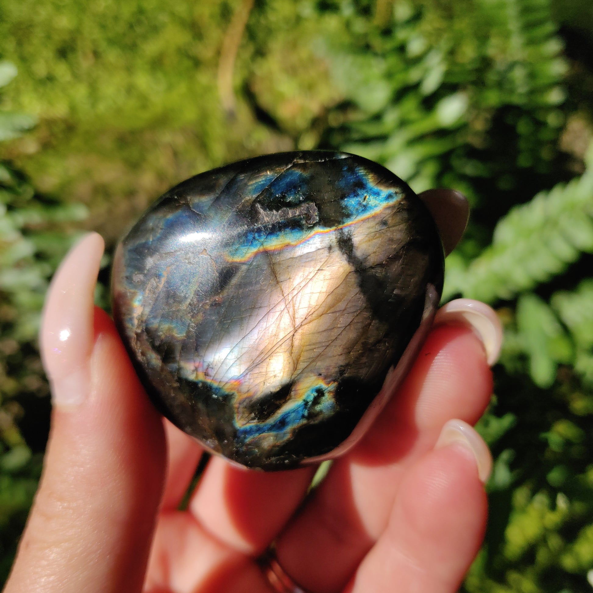 Labradorite Palm Stone (#28) - Simply Affinity