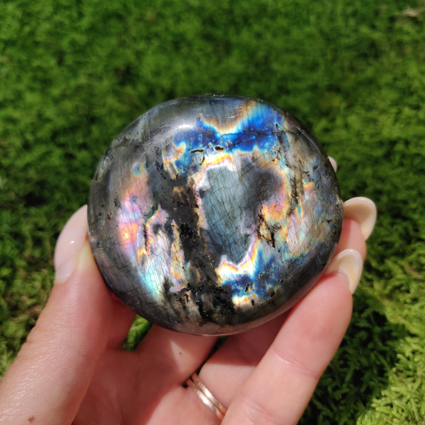 Labradorite Palm Stone (#54) - Simply Affinity